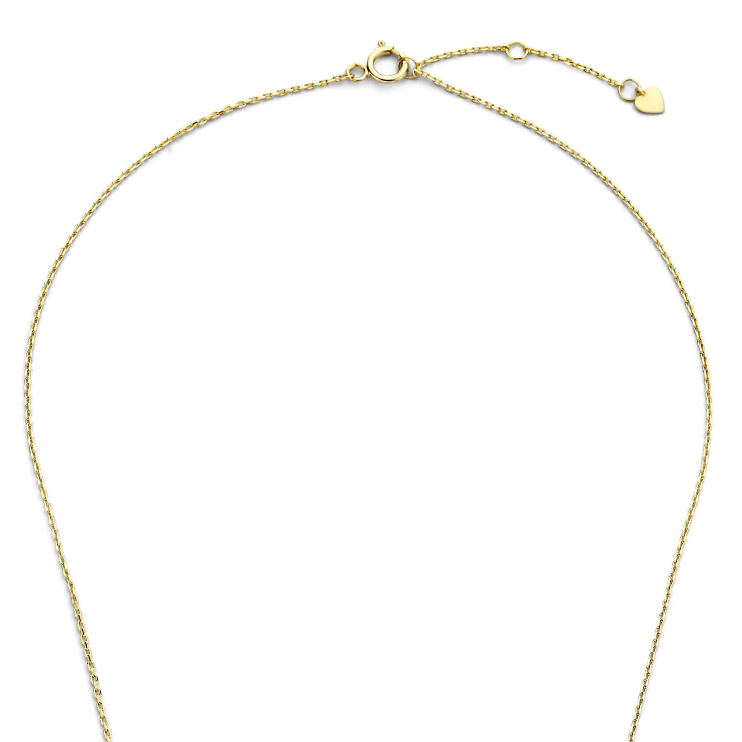 Belleville Amore 14 karaat gouden collier met hartje