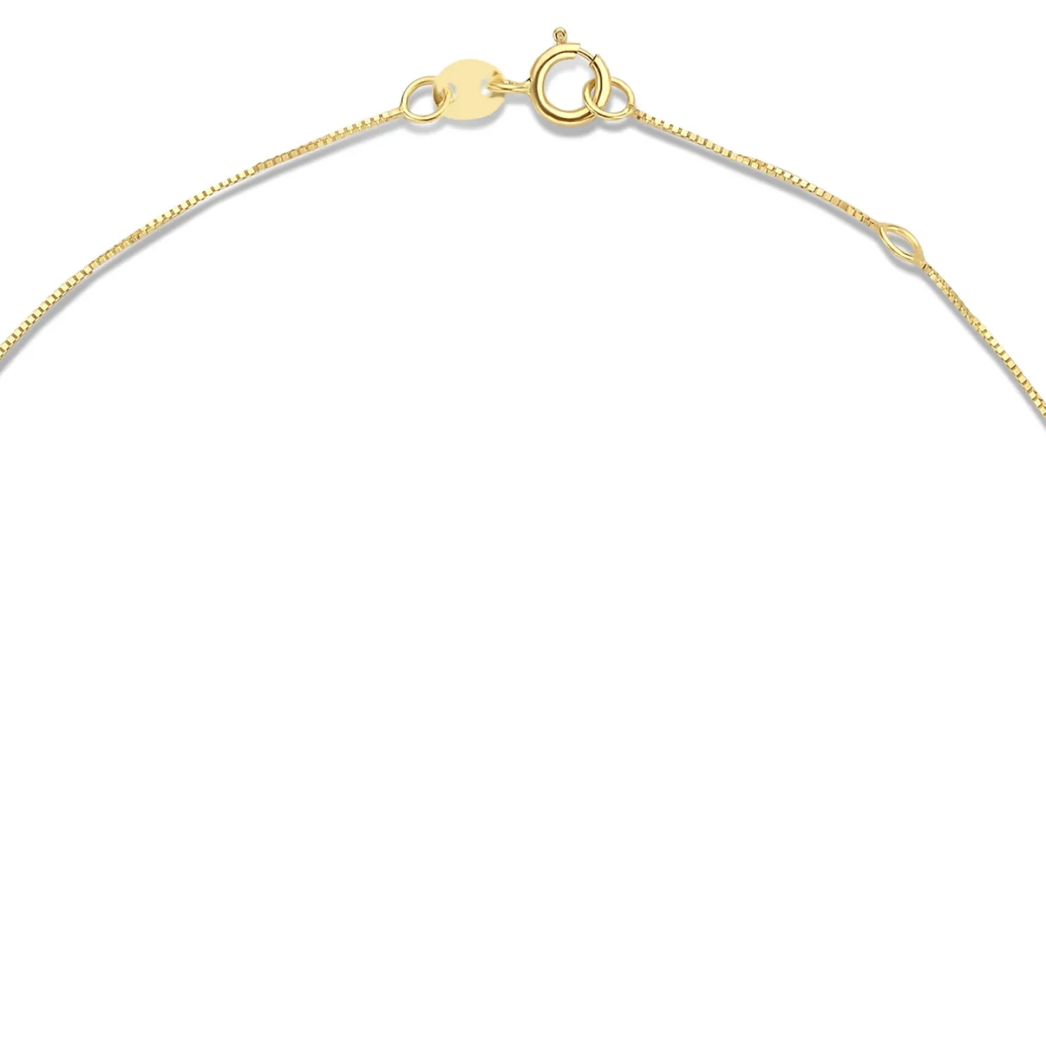 Belleville Luna 14 karaat gouden collier met zoetwaterparel