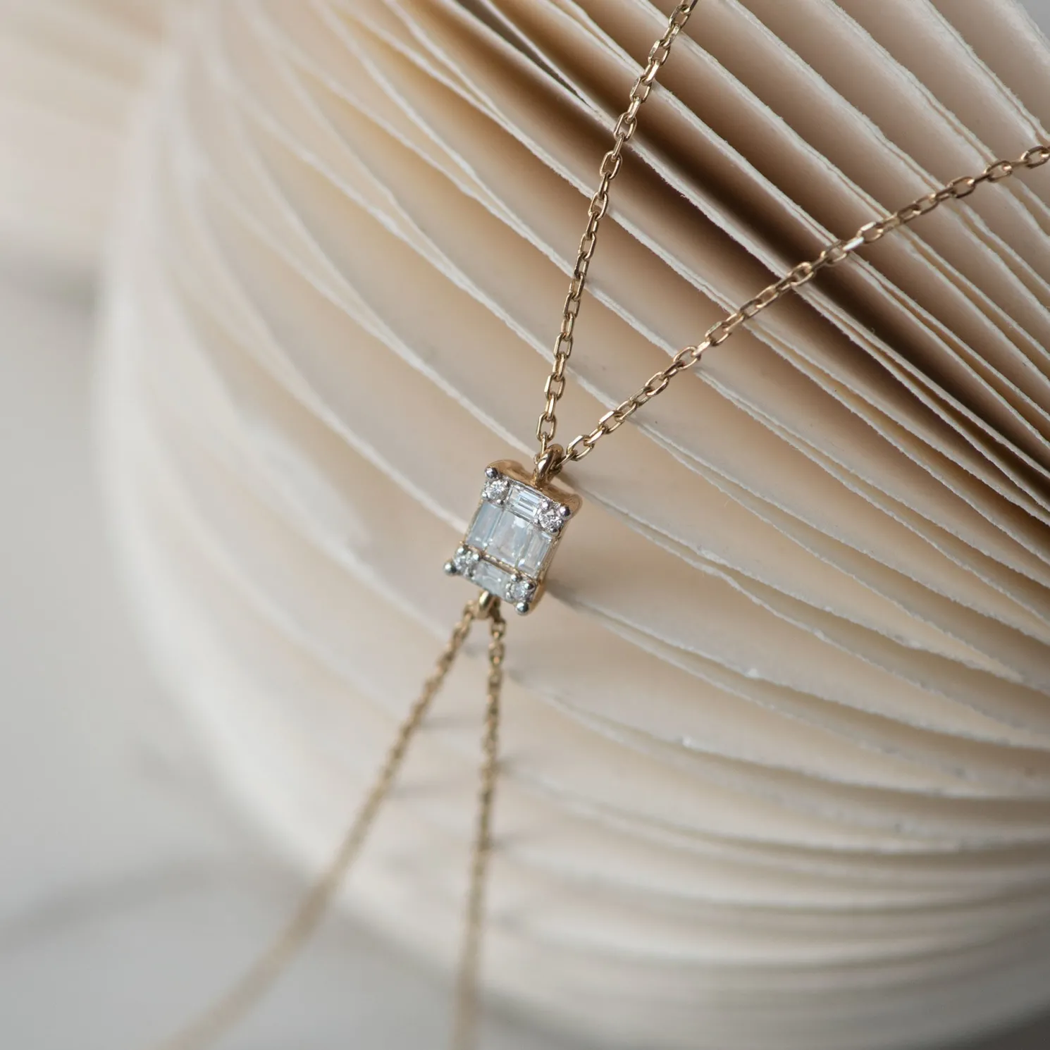 De la Paix Maxime 14 karaat gouden armband met diamant 0.10 karaat