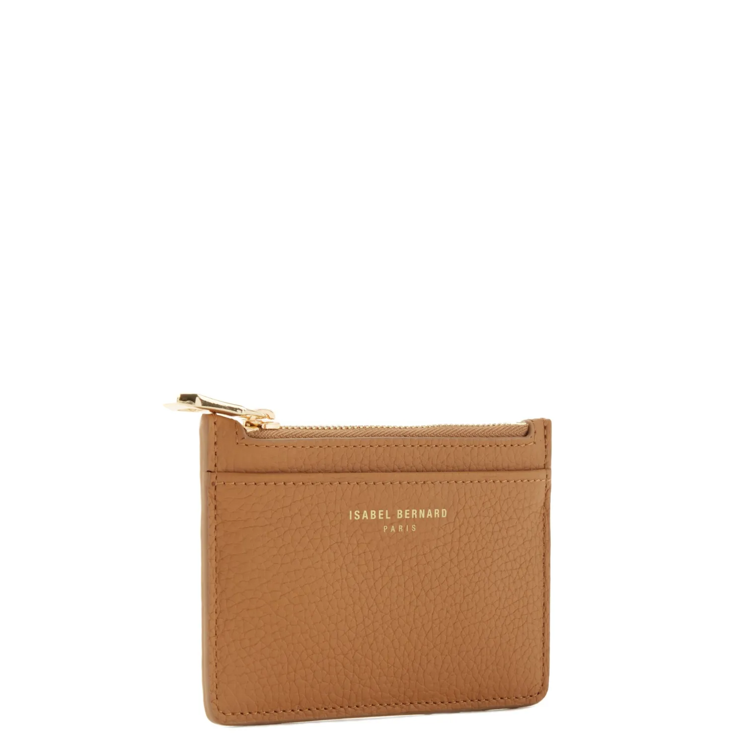 Honoré Aveline camel leren pasjeshouder van kalfsleer