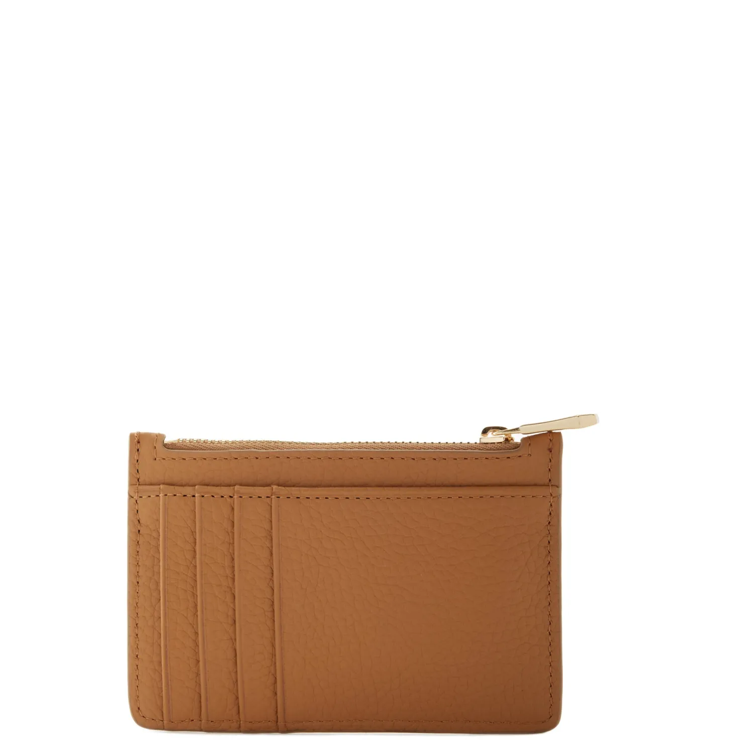 Honoré Aveline camel leren pasjeshouder van kalfsleer