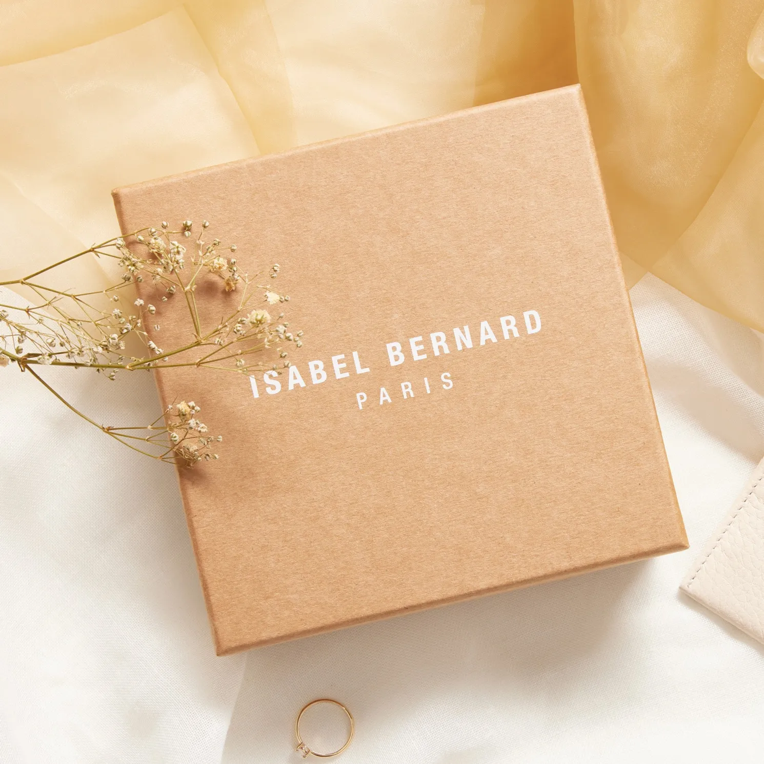 Honoré Aveline camel leren pasjeshouder van kalfsleer