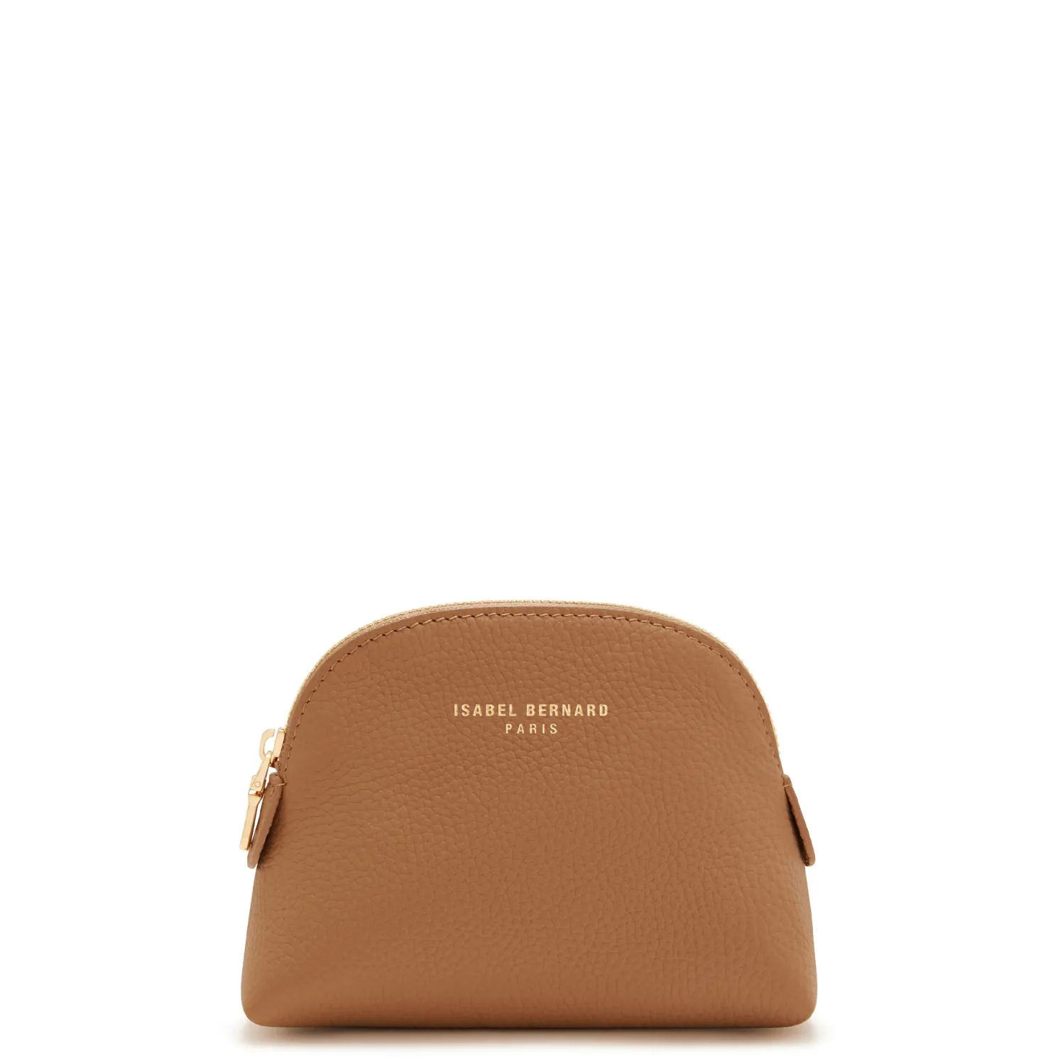 Honoré Babette camel leren toilettas van kalfsleer