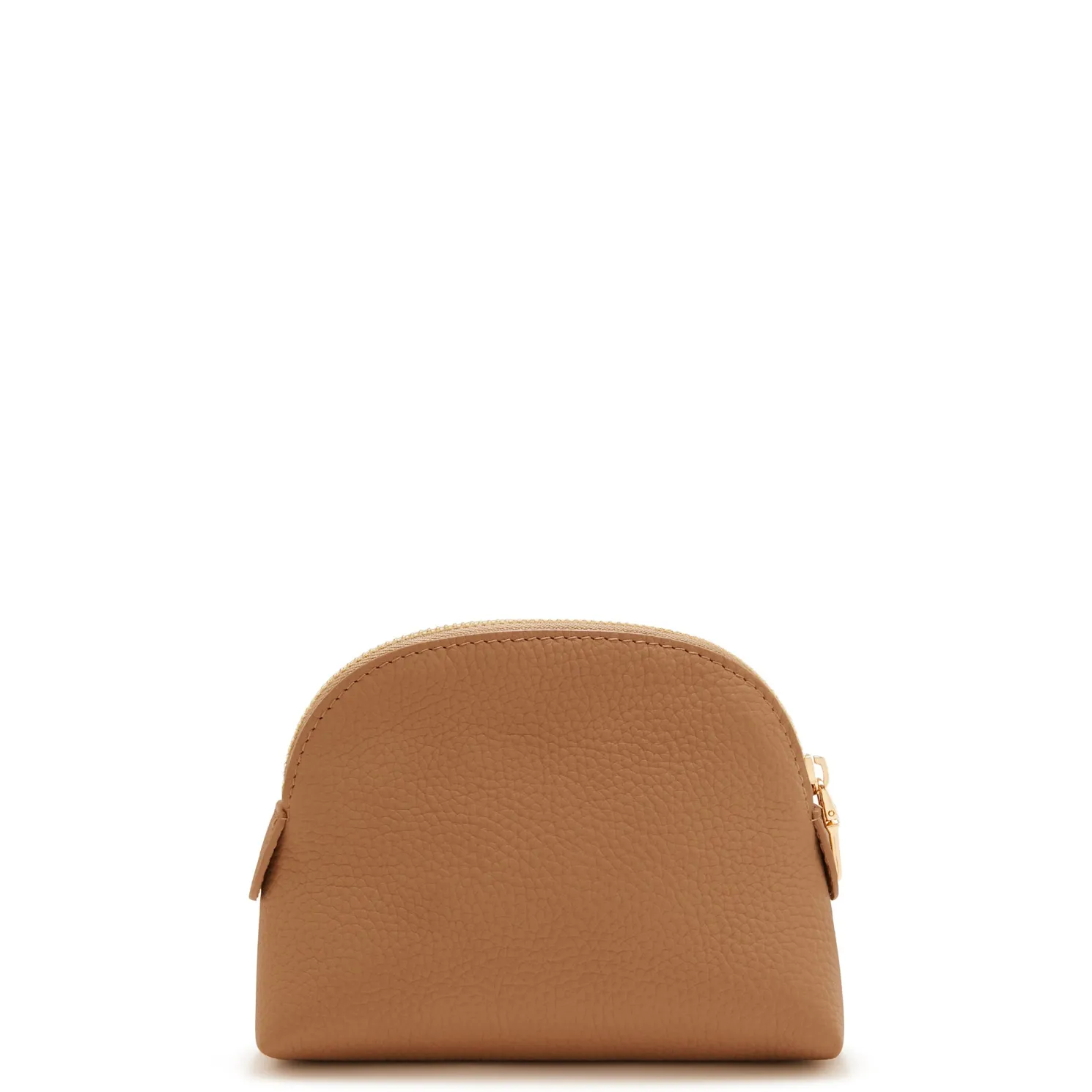 Honoré Babette camel leren toilettas van kalfsleer