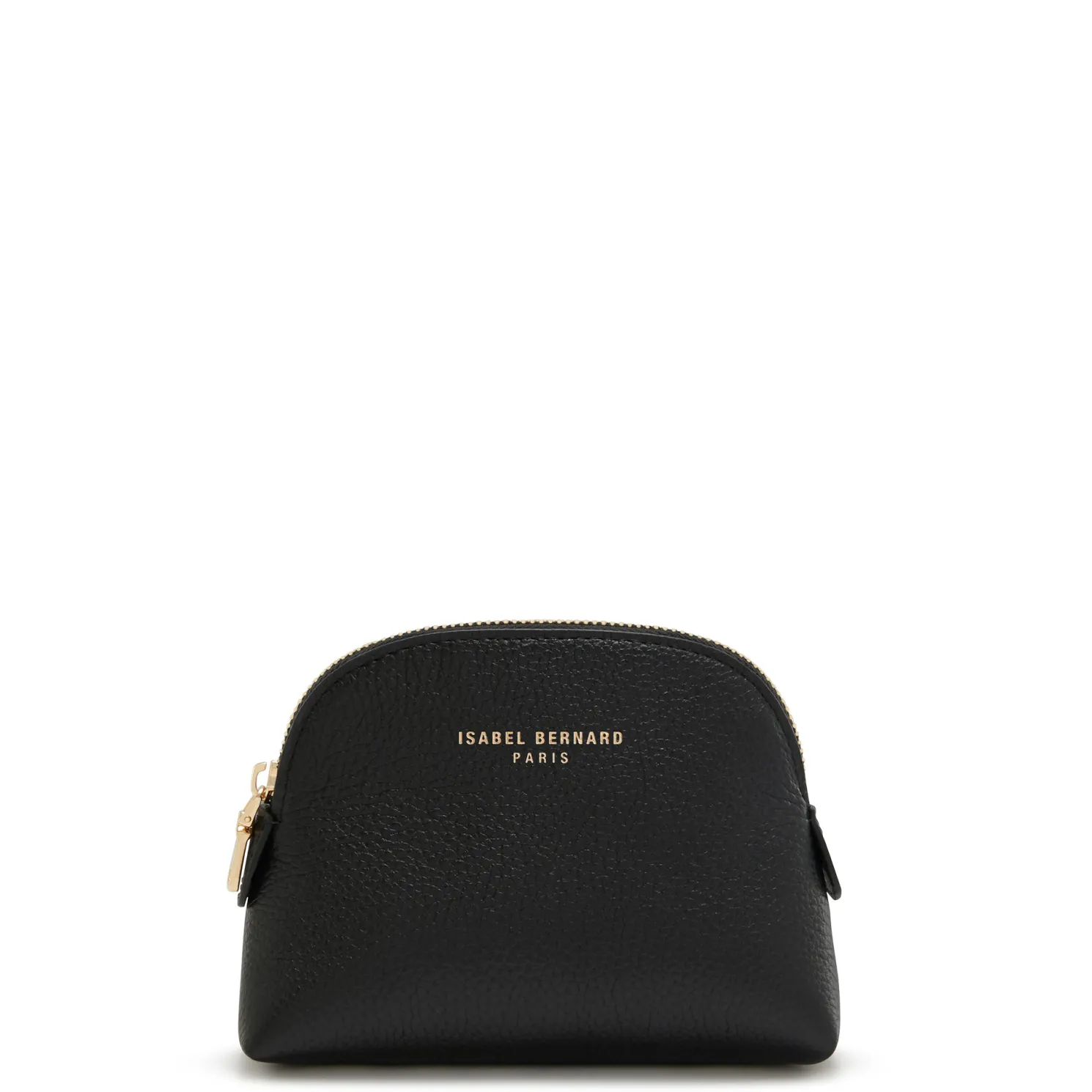 Honoré Babette zwarte leren toilettas van kalfsleer