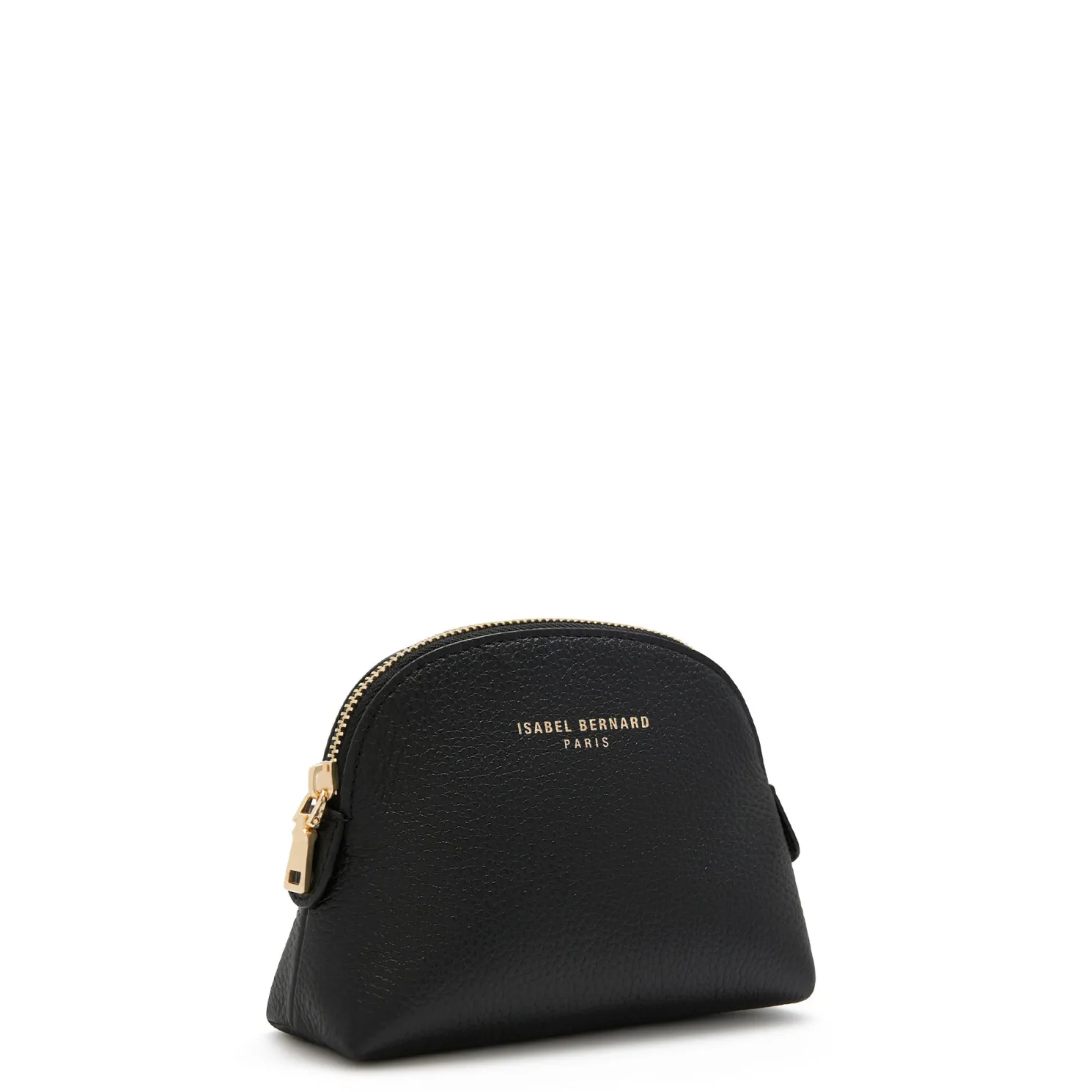 Honoré Babette zwarte leren toilettas van kalfsleer