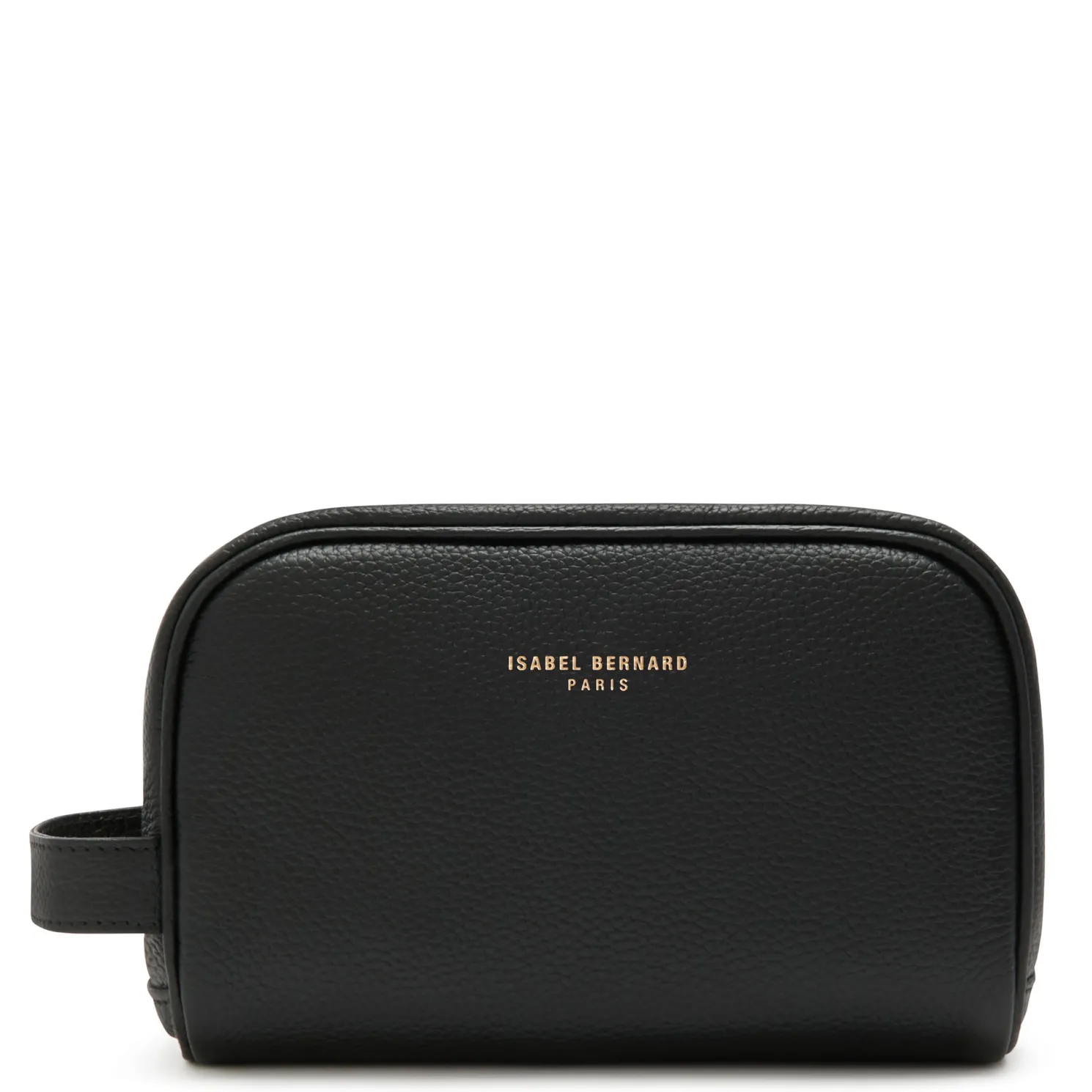 Honoré Blaize zwarte leren toilettas van kalfsleer