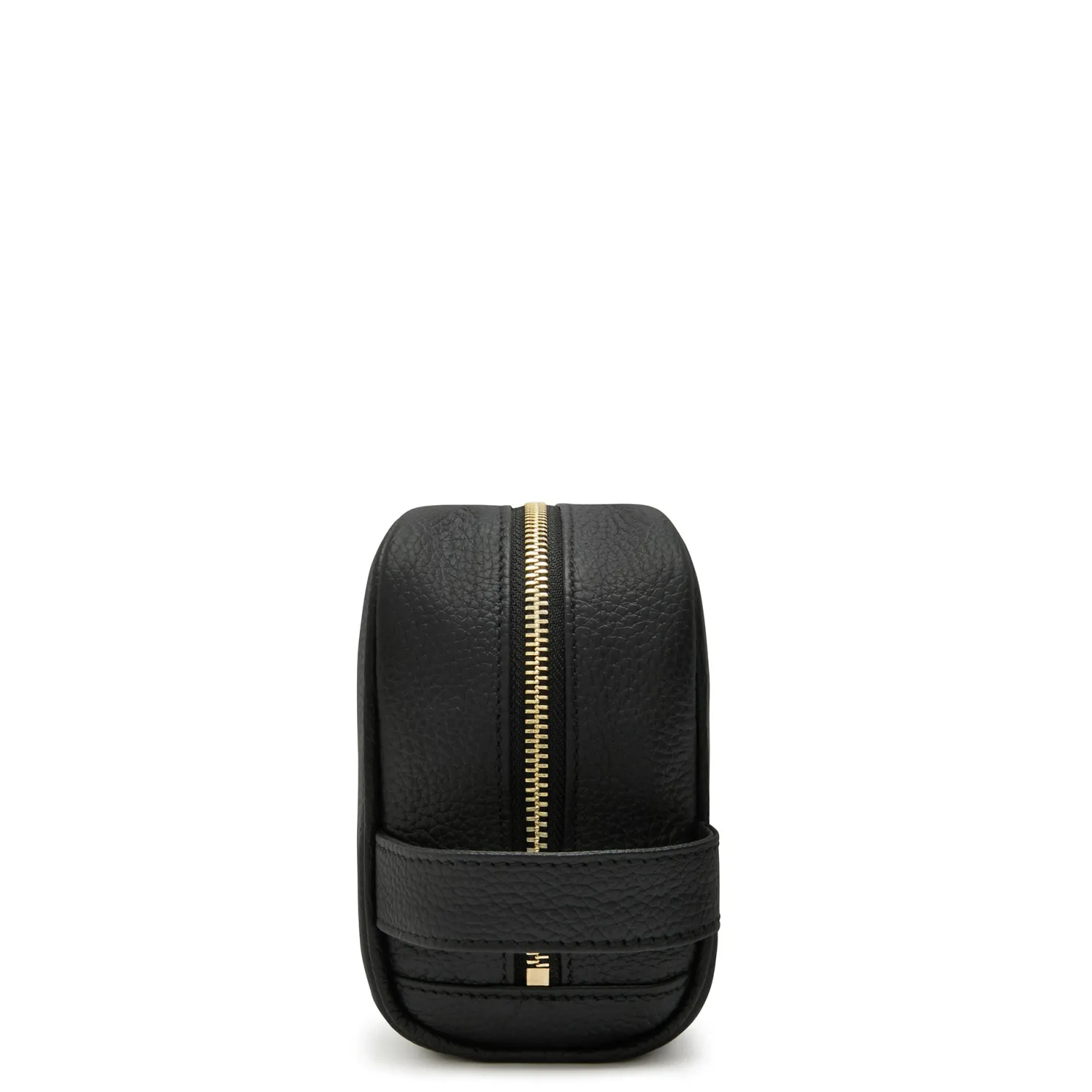 Honoré Blaize zwarte leren toilettas van kalfsleer