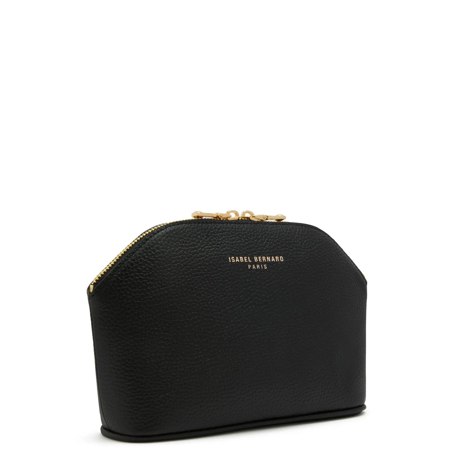 Honoré Brunelle zwarte leren toilettas van kalfsleer