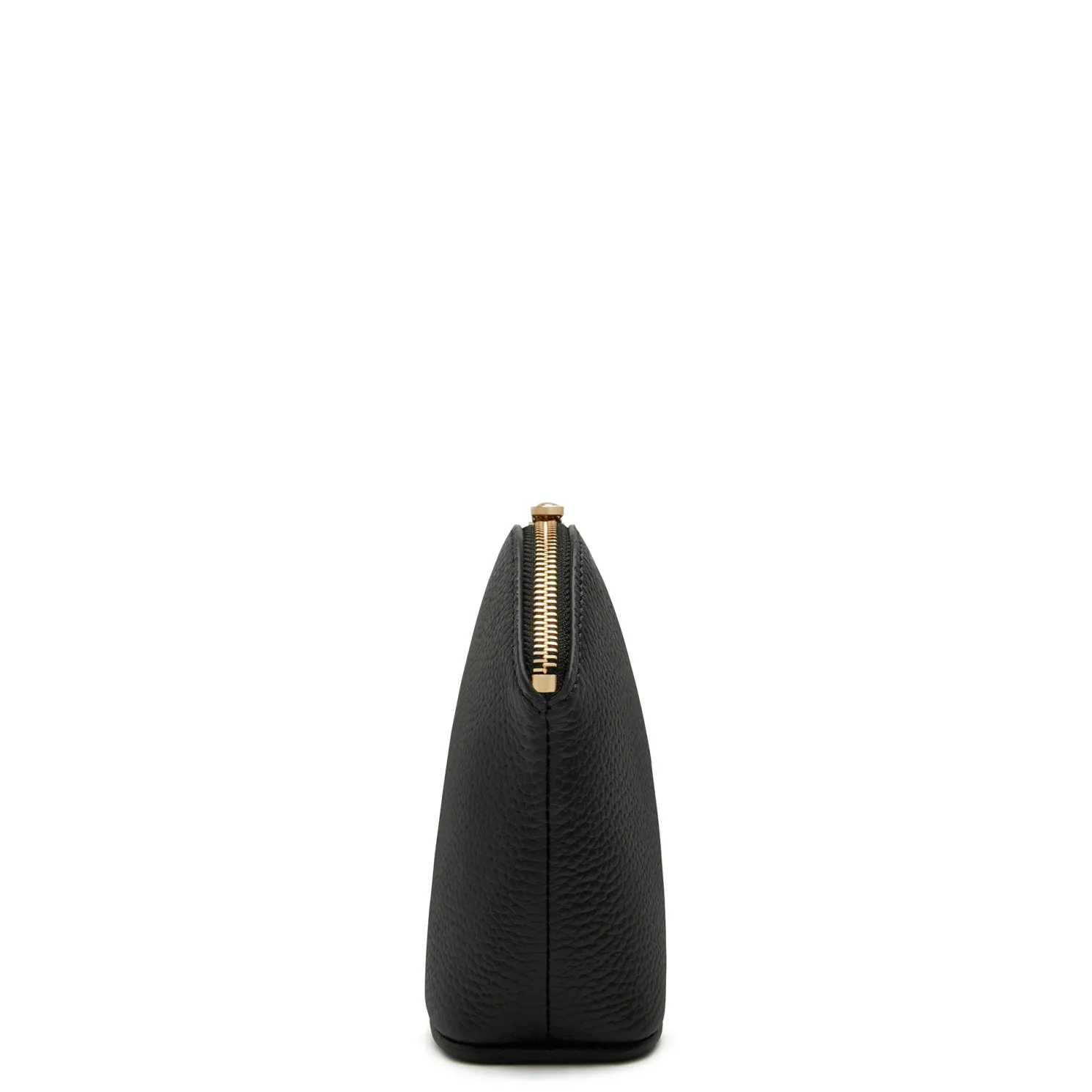 Honoré Brunelle zwarte leren toilettas van kalfsleer