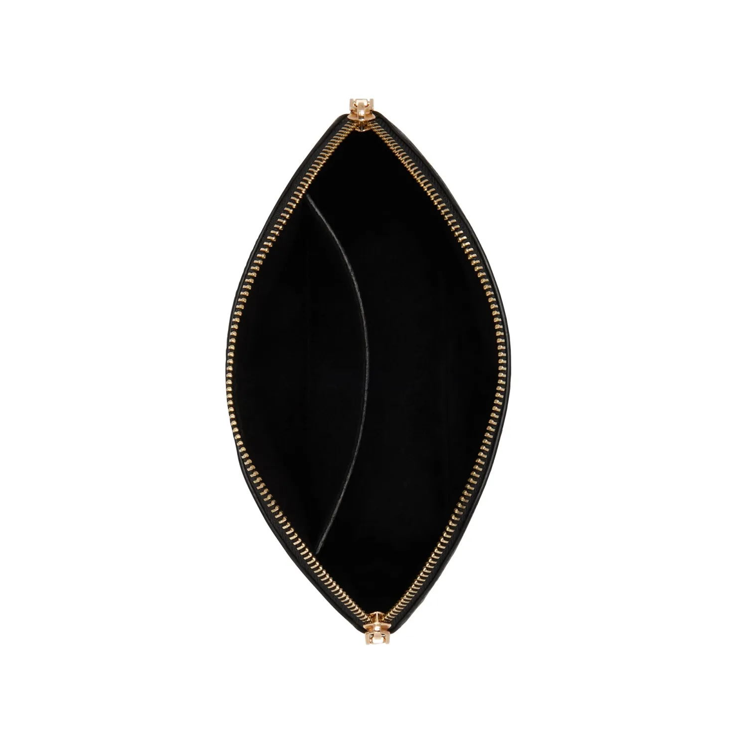 Honoré Brunelle zwarte leren toilettas van kalfsleer