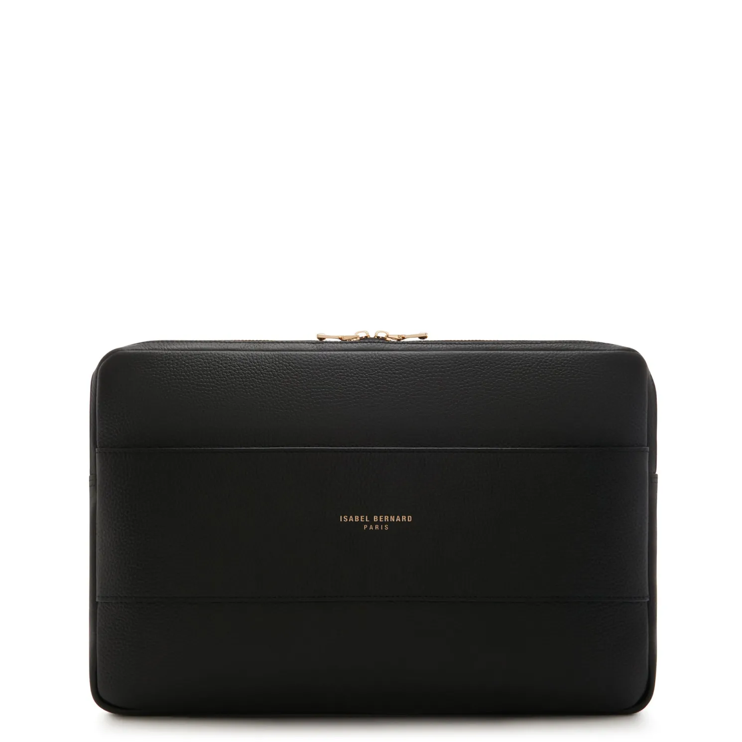 Honoré Caress zwarte leren laptop hoes van kalfsleer