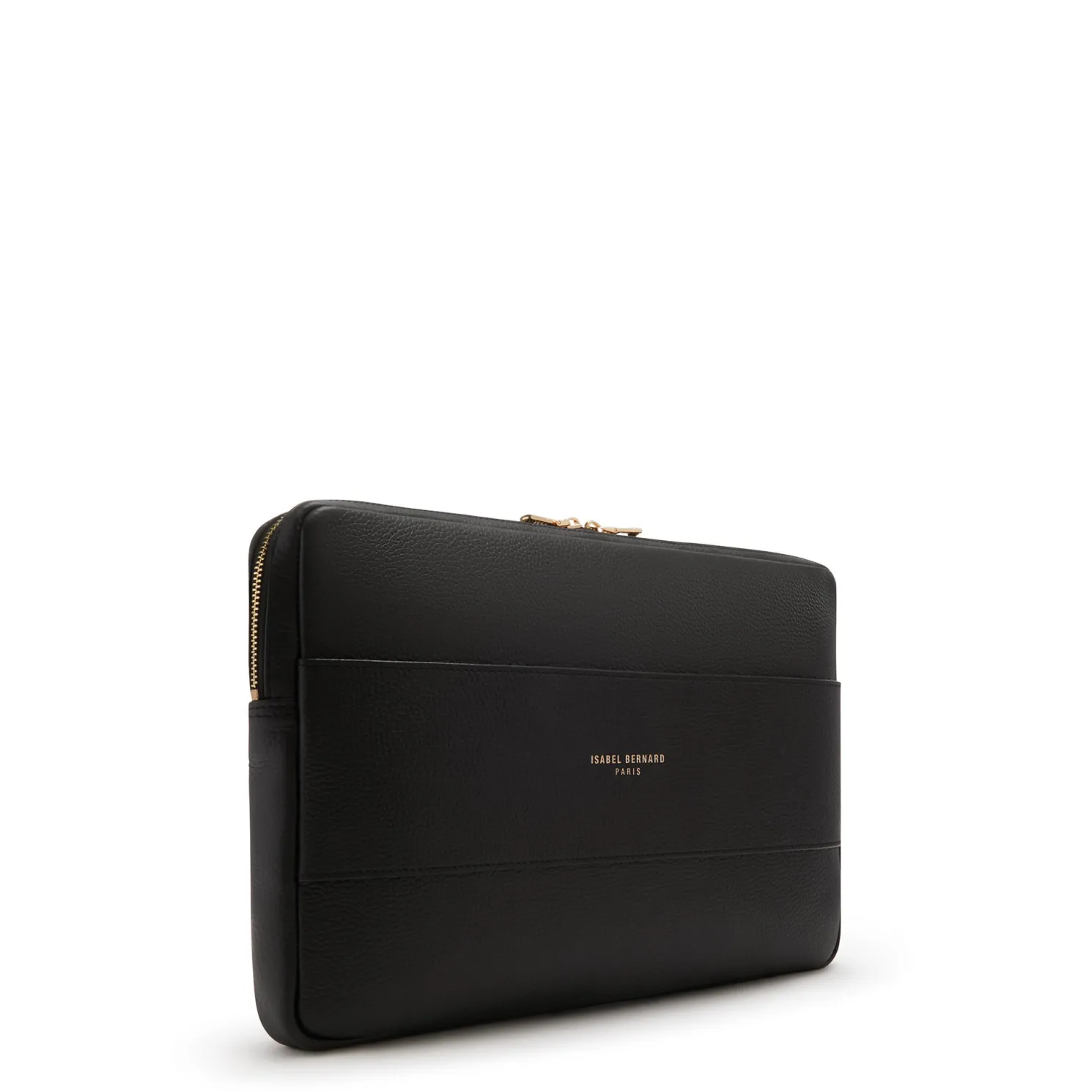 Honoré Caress zwarte leren laptop hoes van kalfsleer