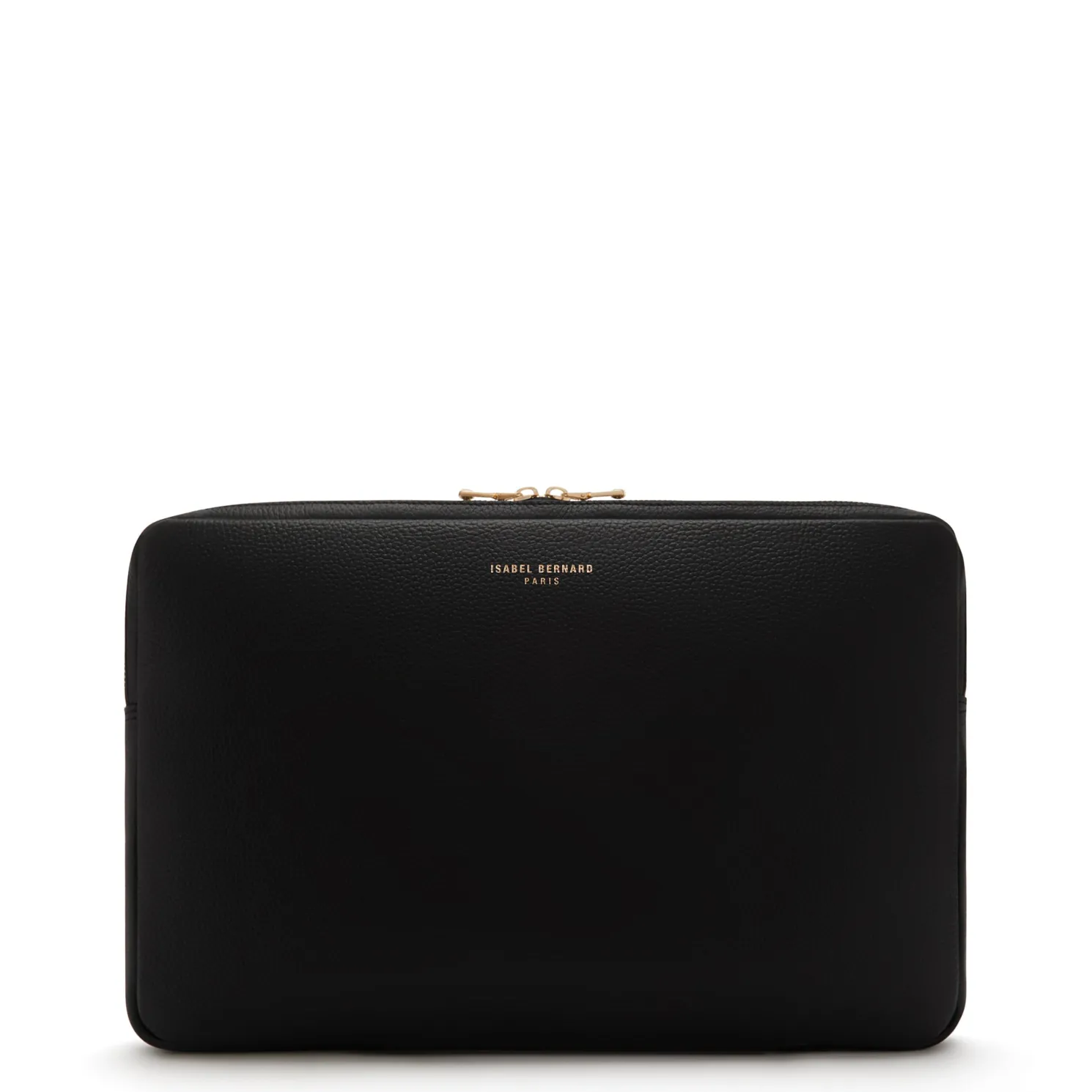 Honoré Caress zwarte leren laptop hoes van kalfsleer