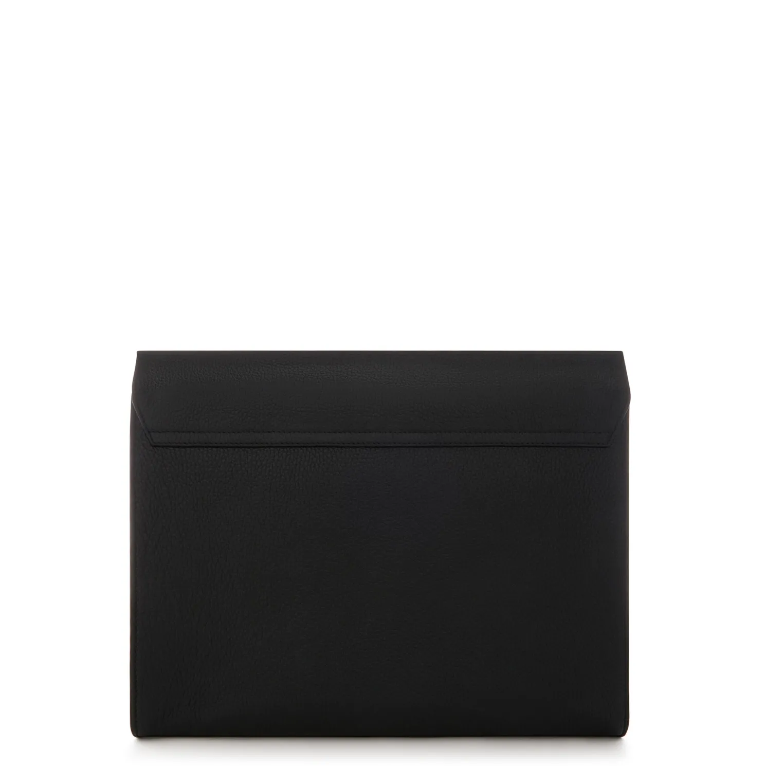 Honoré Caroline zwarte leren laptop hoes van gevlochten kalfsleer