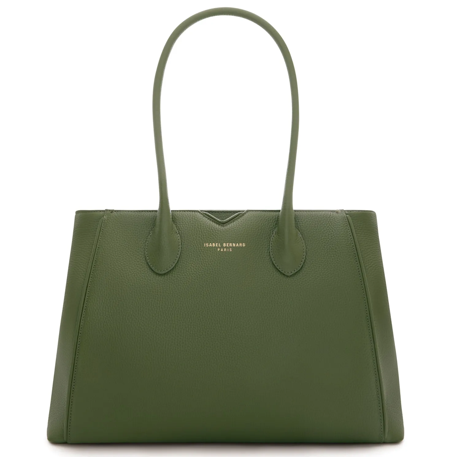 Honoré Cloe groene leren handtas van kalfsleer