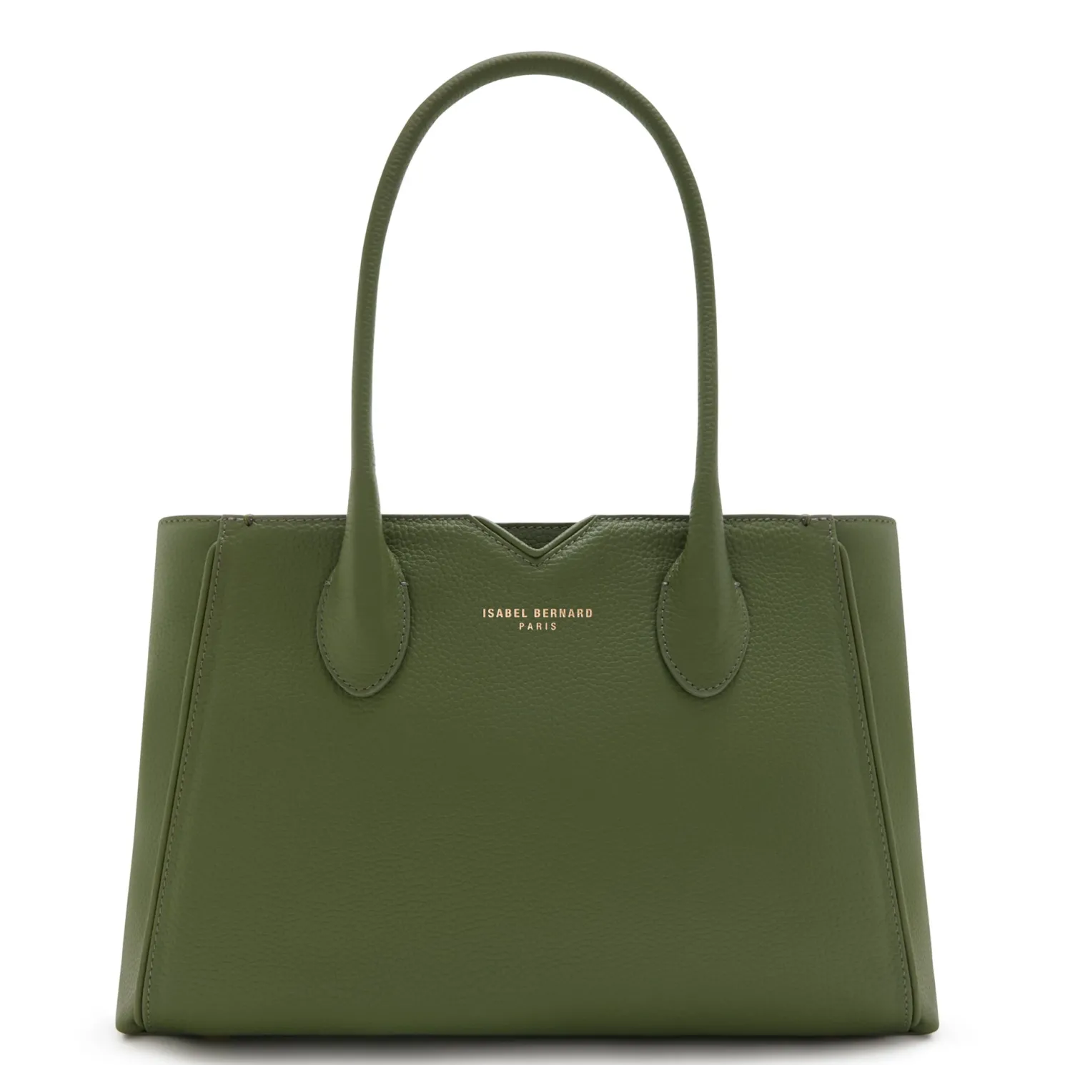 Honoré Cloe Midi groene leren handtas van kalfsleer