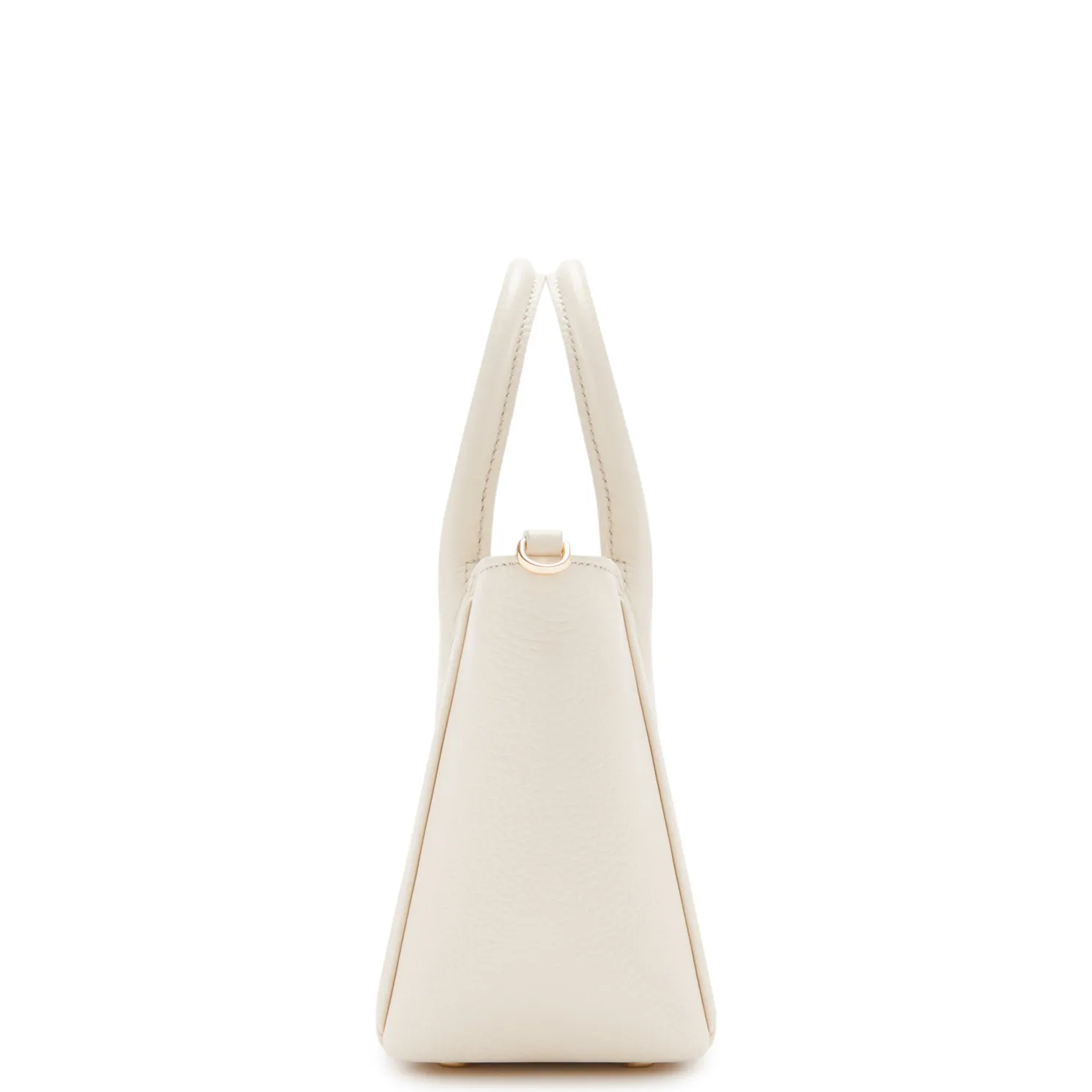 Honoré Cloe Mini crème leren handtas van kalfsleer