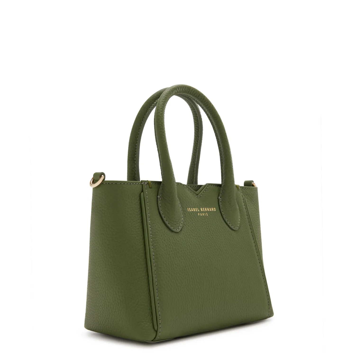 Honoré Cloe Mini groene leren handtas van kalfsleer