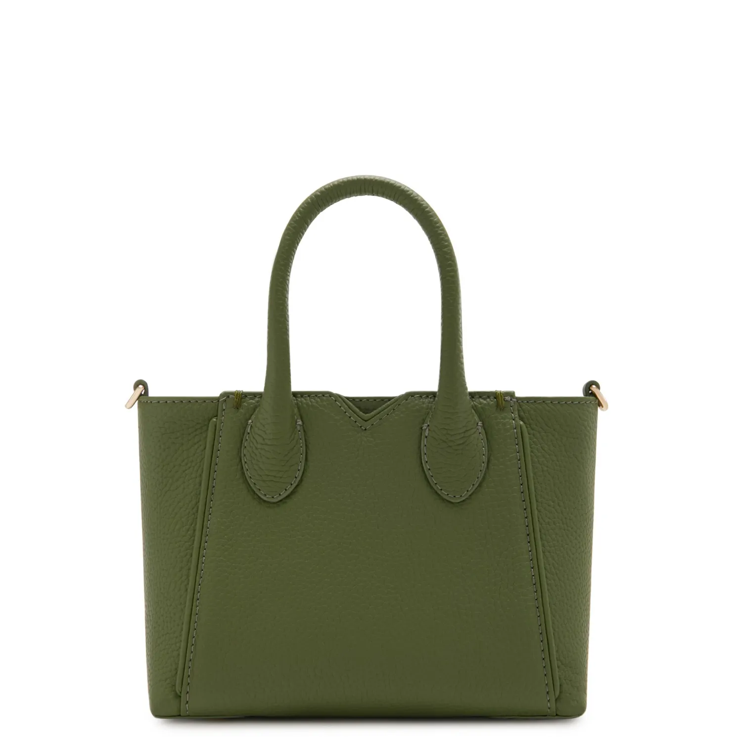 Honoré Cloe Mini groene leren handtas van kalfsleer