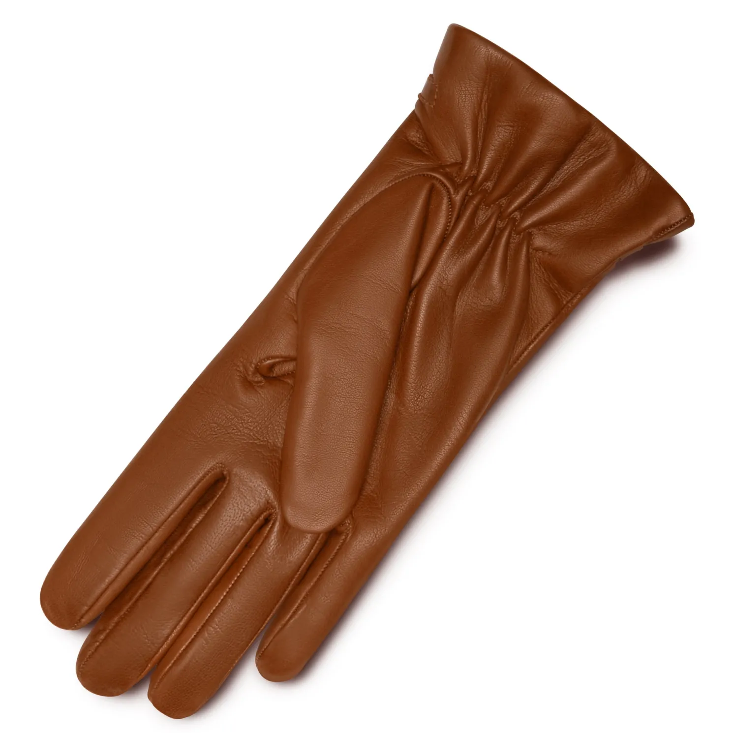 Honoré Eleanor cognac leren handschoenen van geitenleer