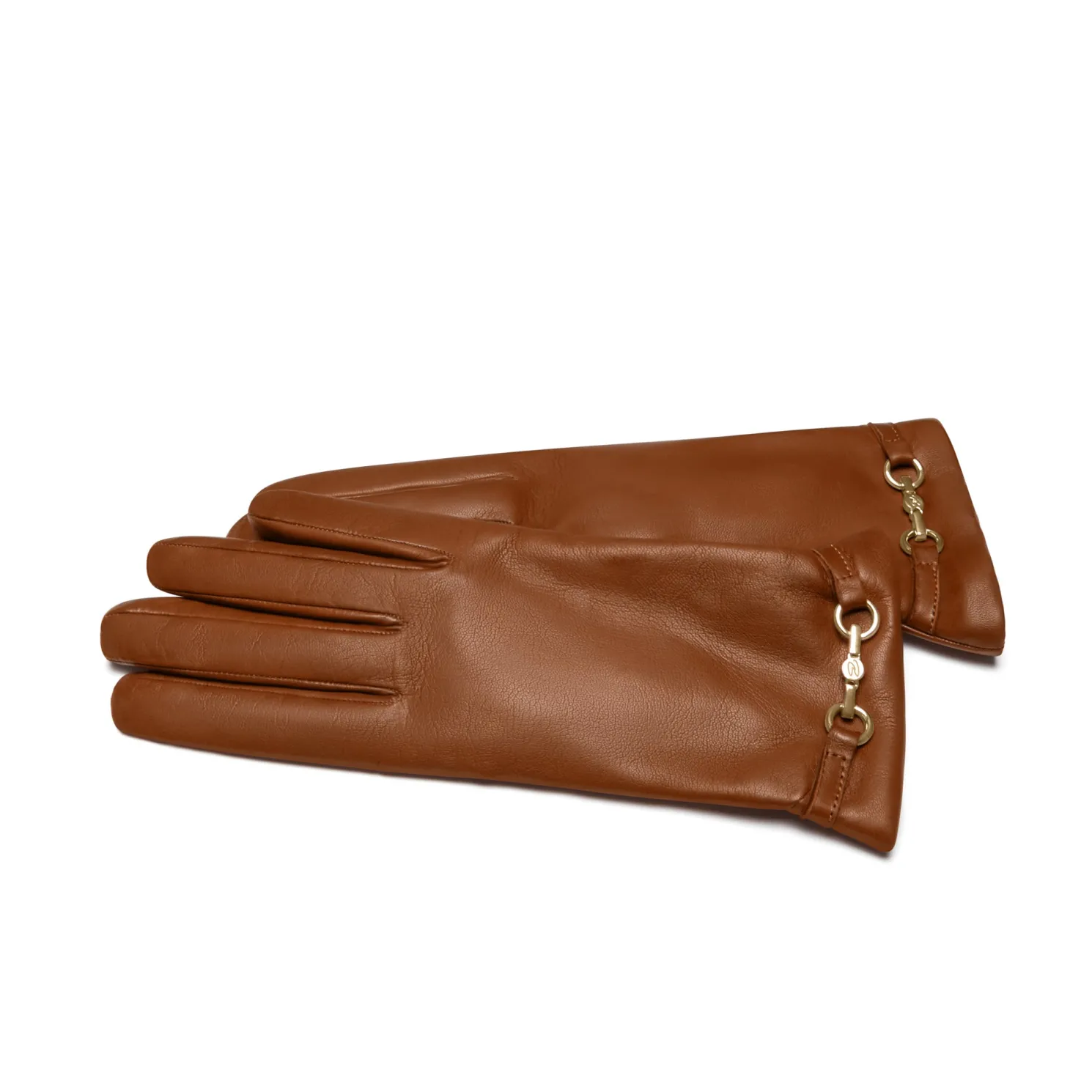 Honoré Eleanor cognac leren handschoenen van geitenleer