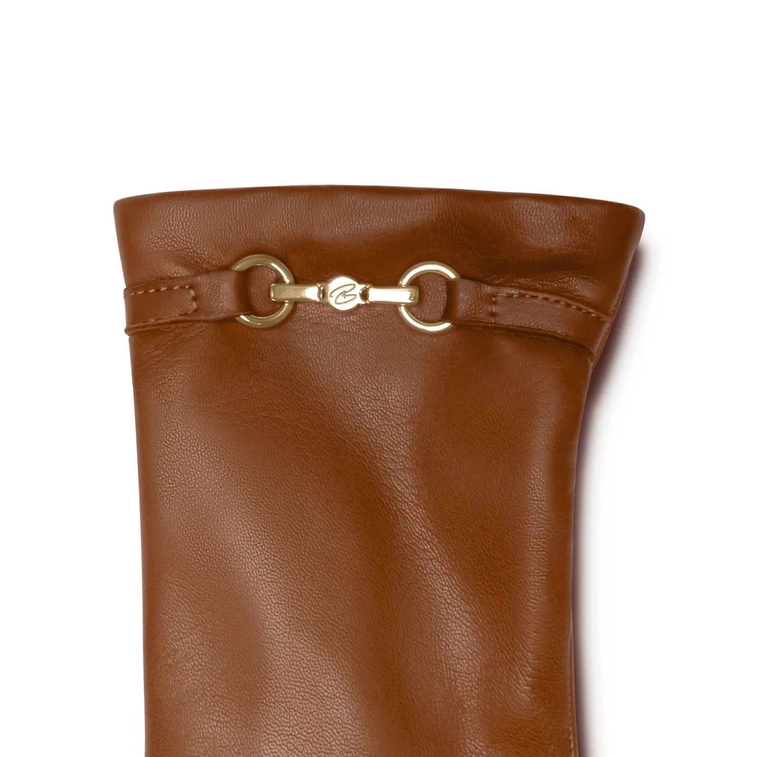 Honoré Eleanor cognac leren handschoenen van geitenleer