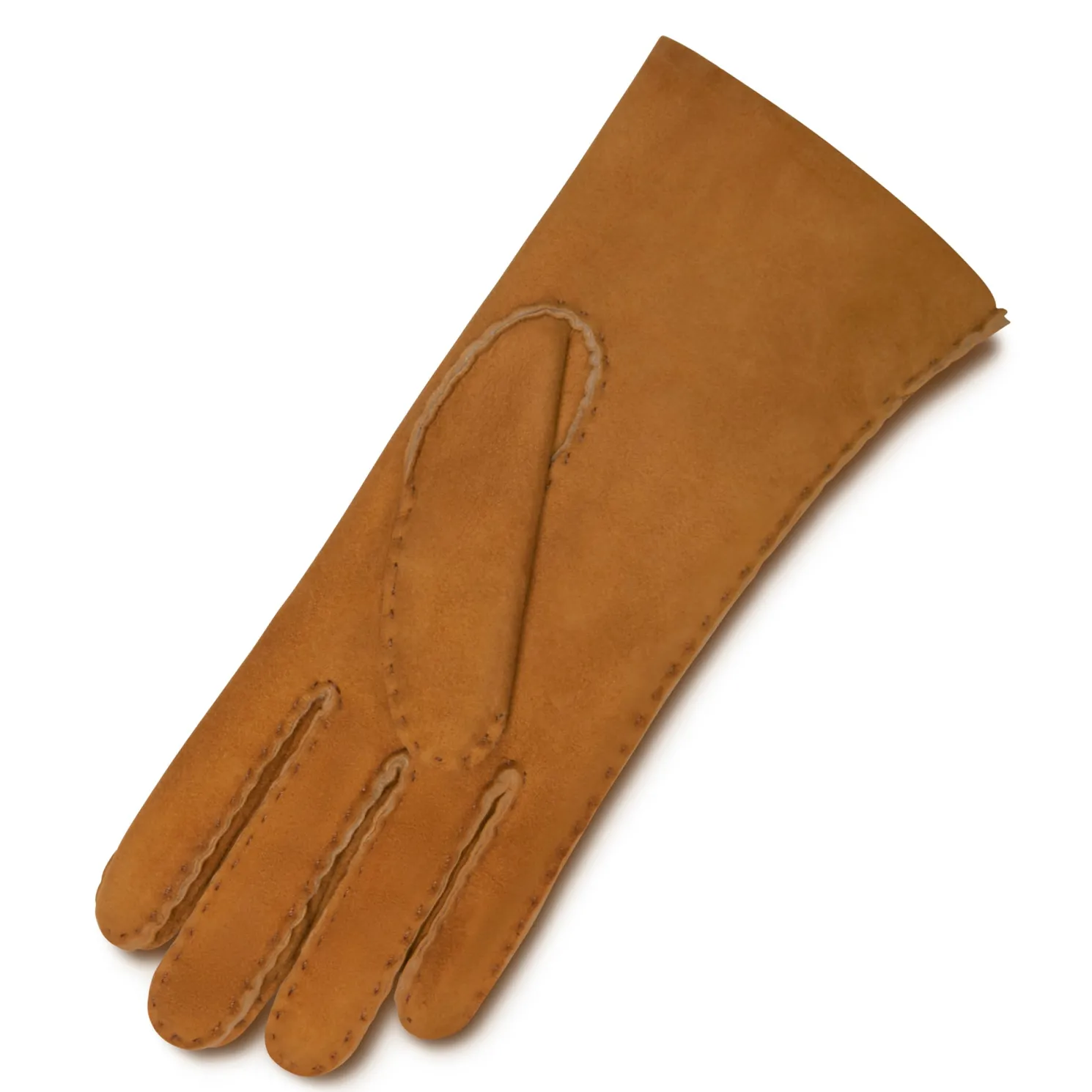 Honoré Eleanor cognac leren handschoenen van geitenleer