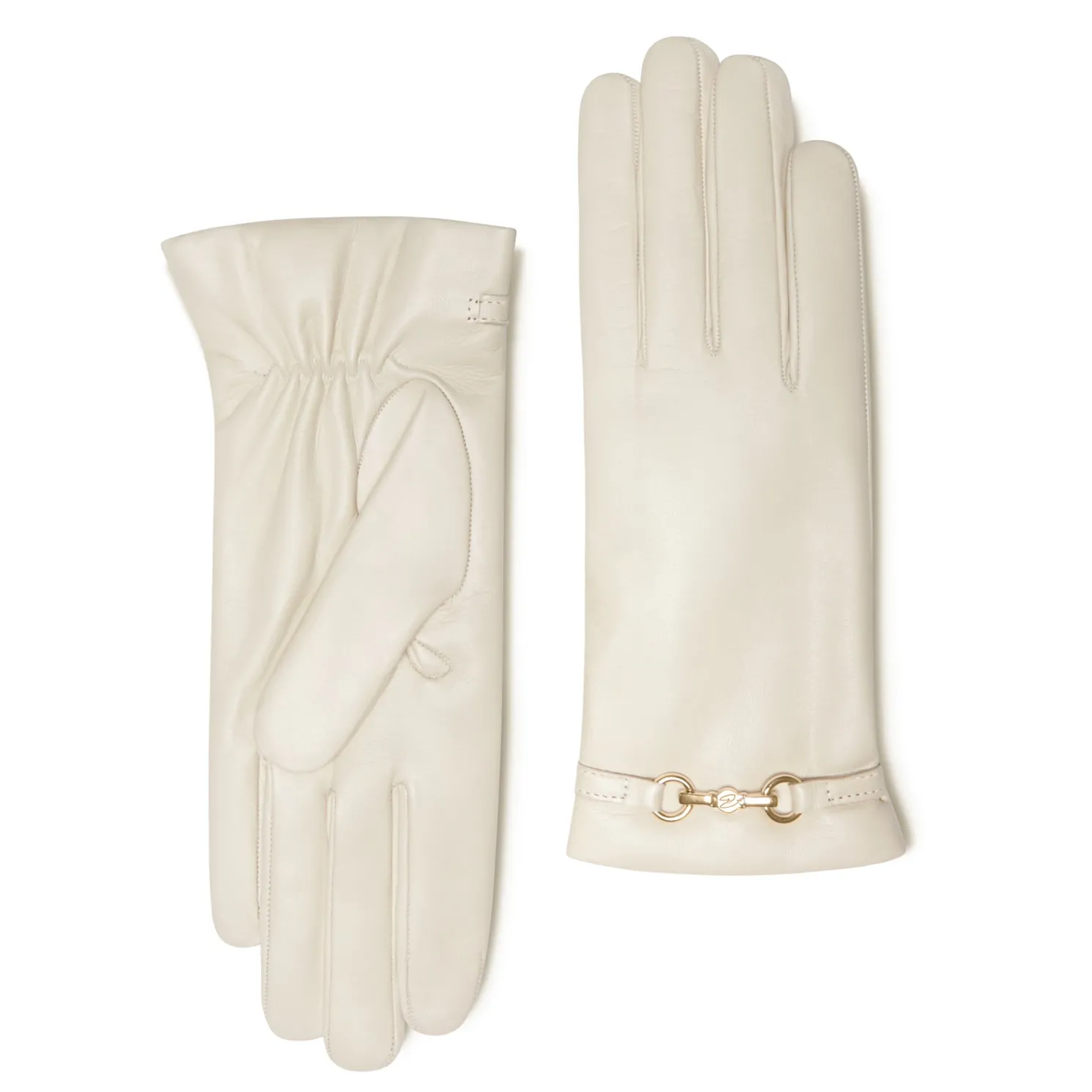 Honoré Eleanor crème leren handschoenen van geitenleer