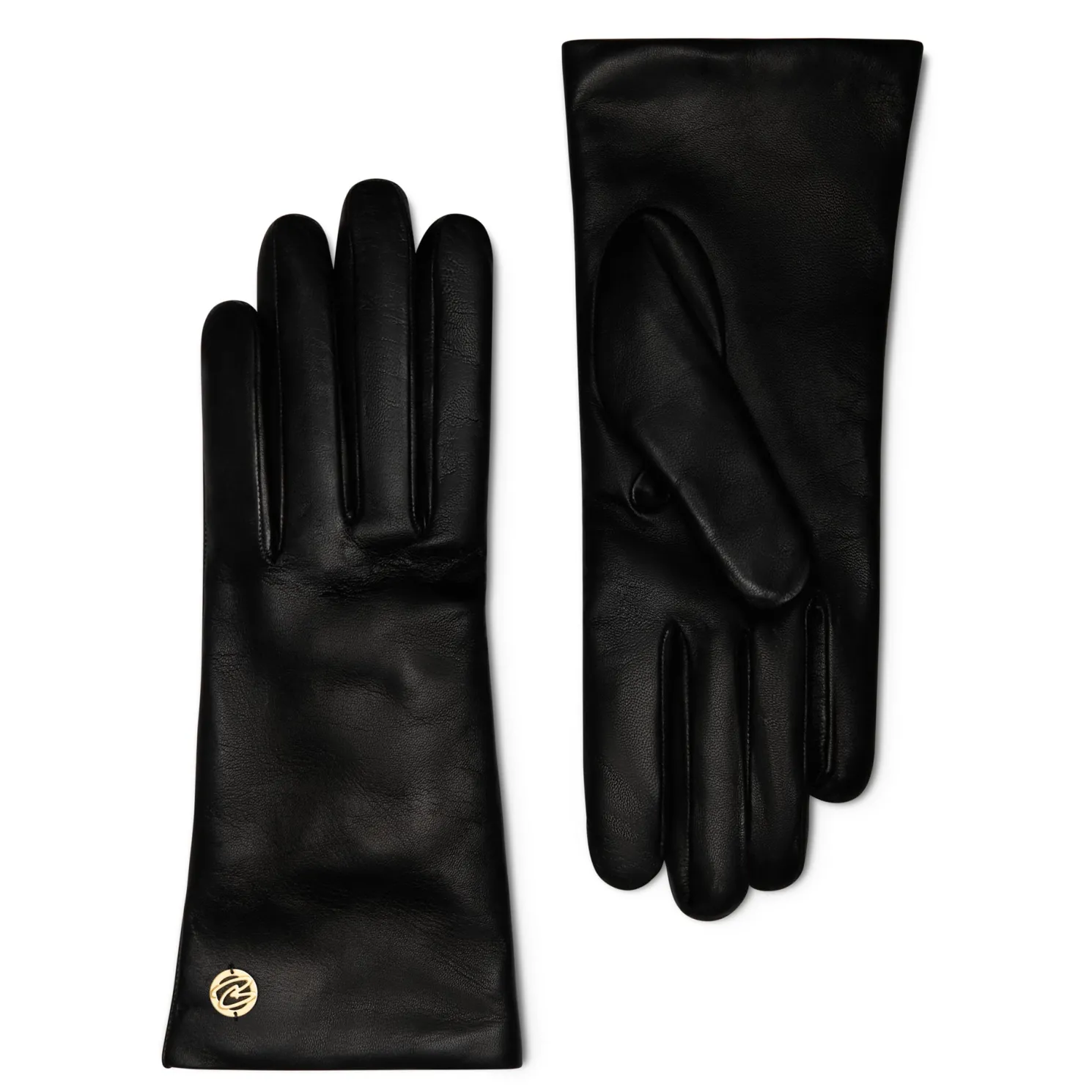 Honoré Eleanor zwarte leren handschoenen van geitenleer