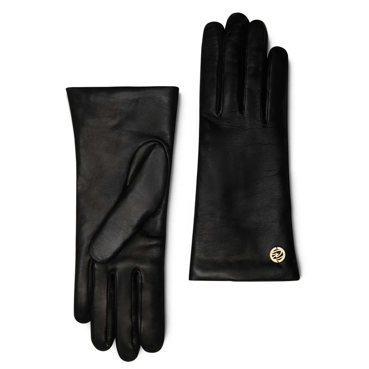 Honoré Eleanor zwarte leren handschoenen van geitenleer