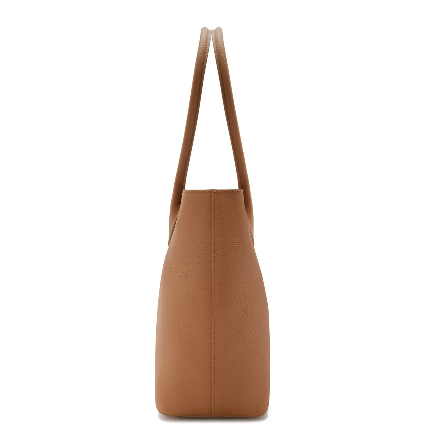 Honoré Lysanne camel leren shopper van kalfsleer