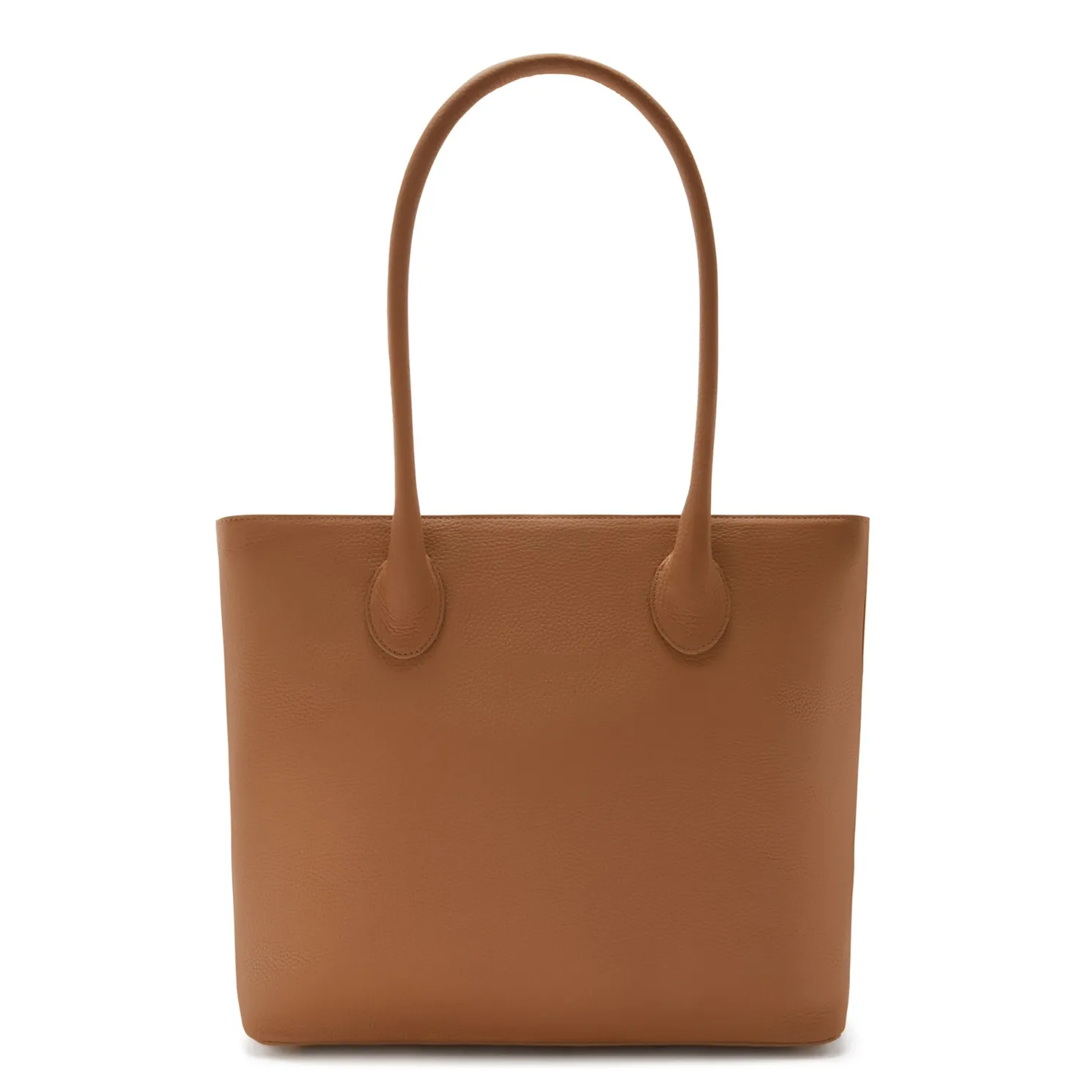 Honoré Lysanne camel leren shopper van kalfsleer