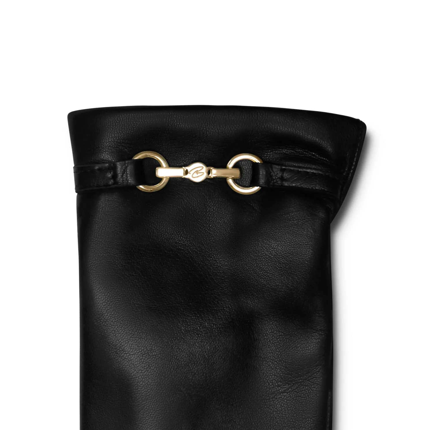 Honoré Marcelia zwarte leren handschoenen van geitenleer