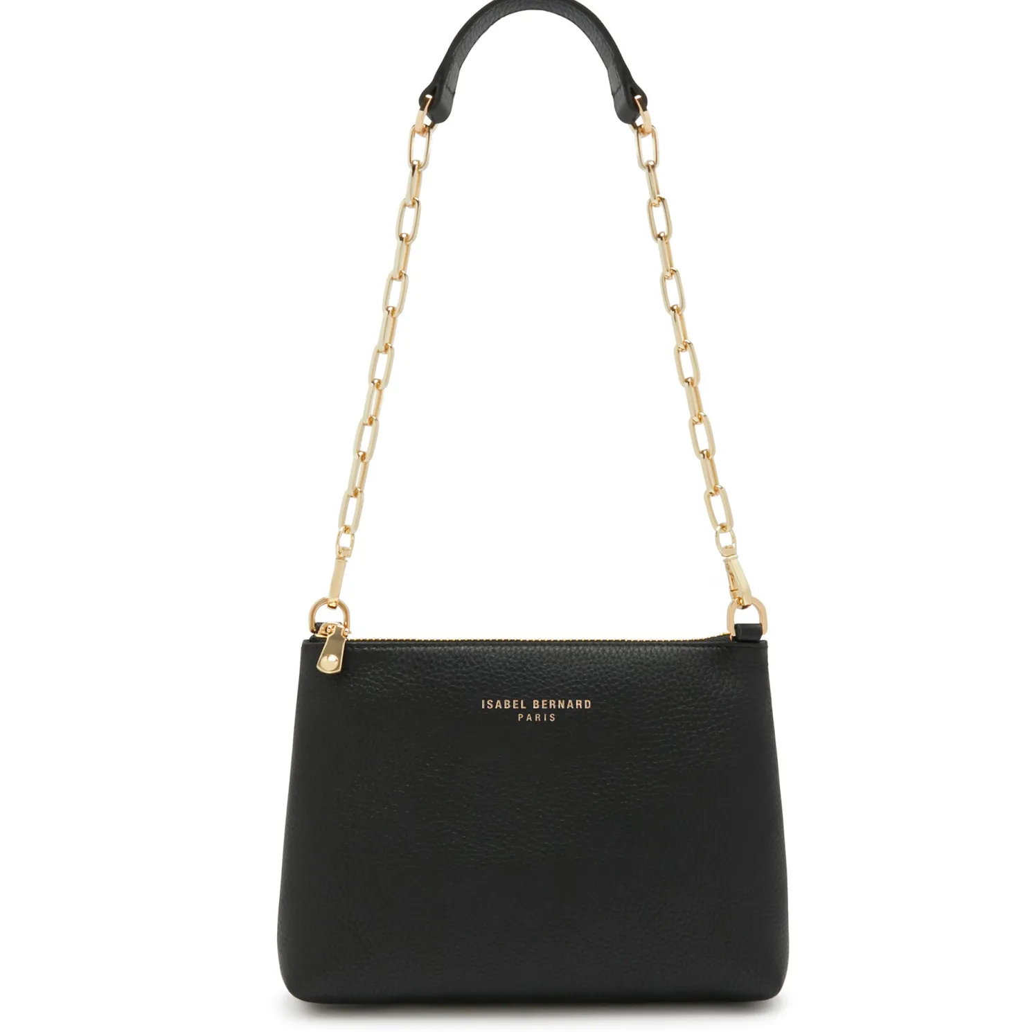 Honoré Misra zwarte leren schoudertas van kalfsleer