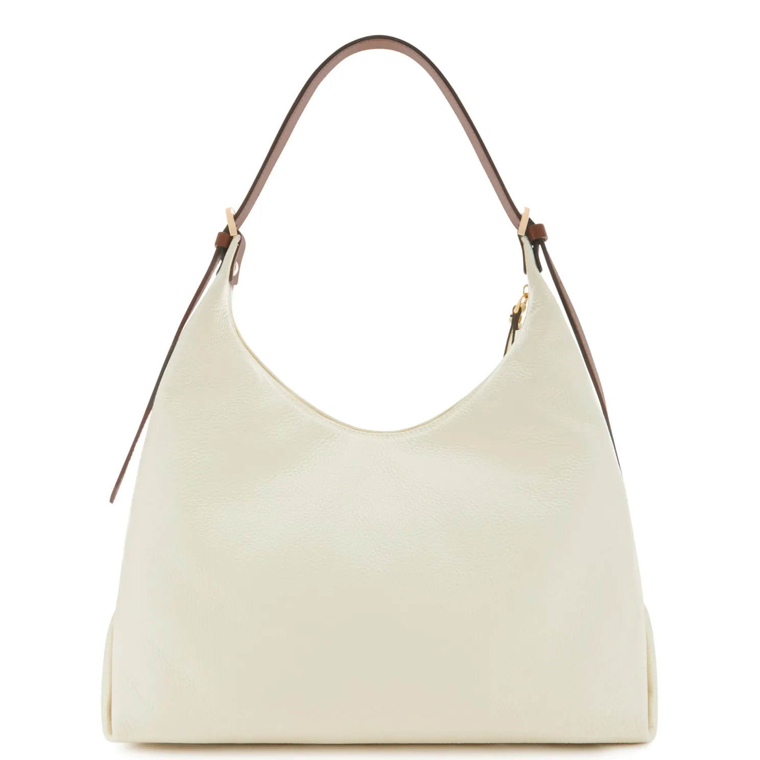 Honoré Muriel crème leren schoudertas van kalfsleer