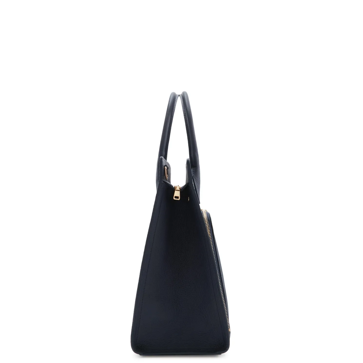 Honoré Nadine blauwe leren handtas van kalfsleer met laptopvak