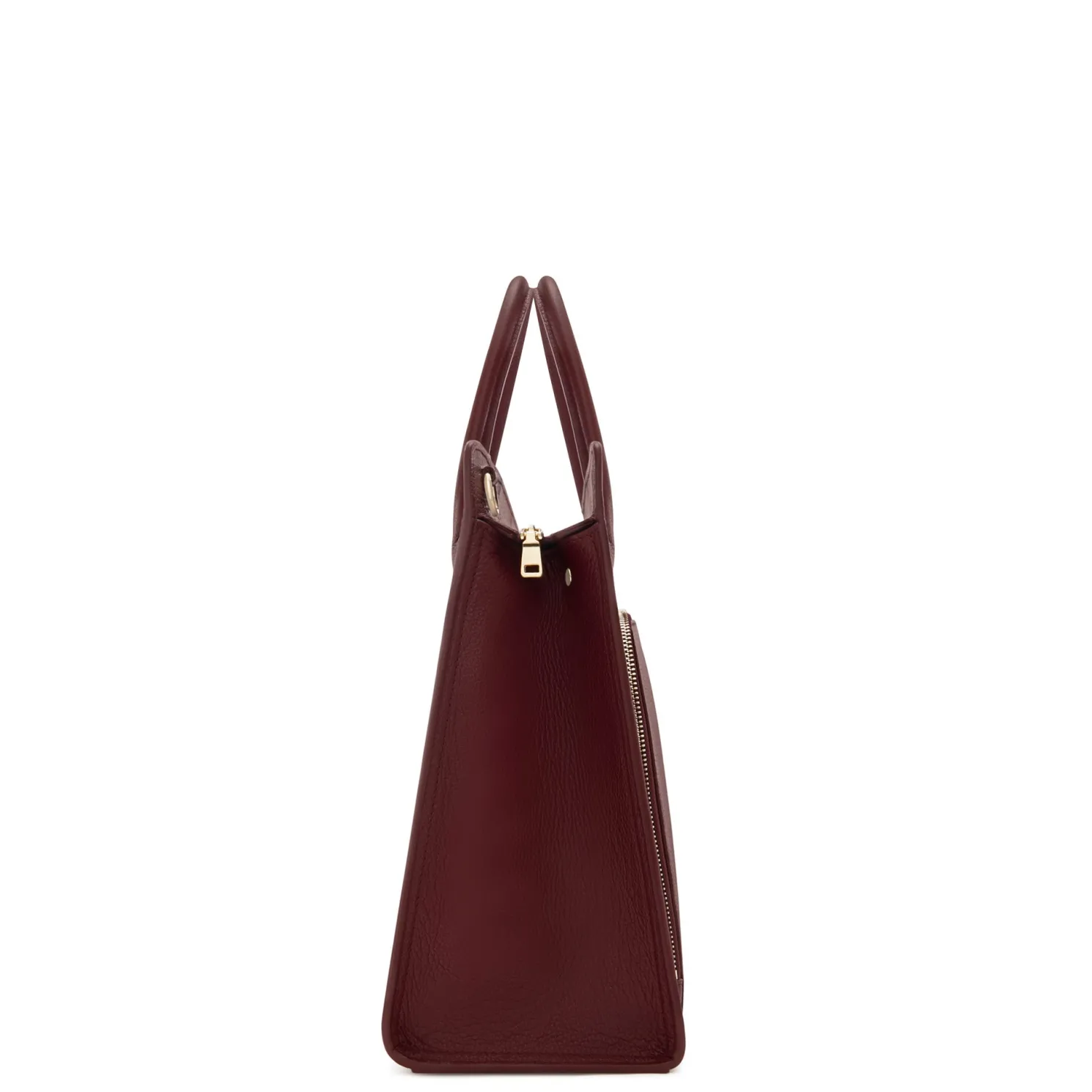 Honoré Nadine bordeaux leren handtas van kalfsleer met laptopvak