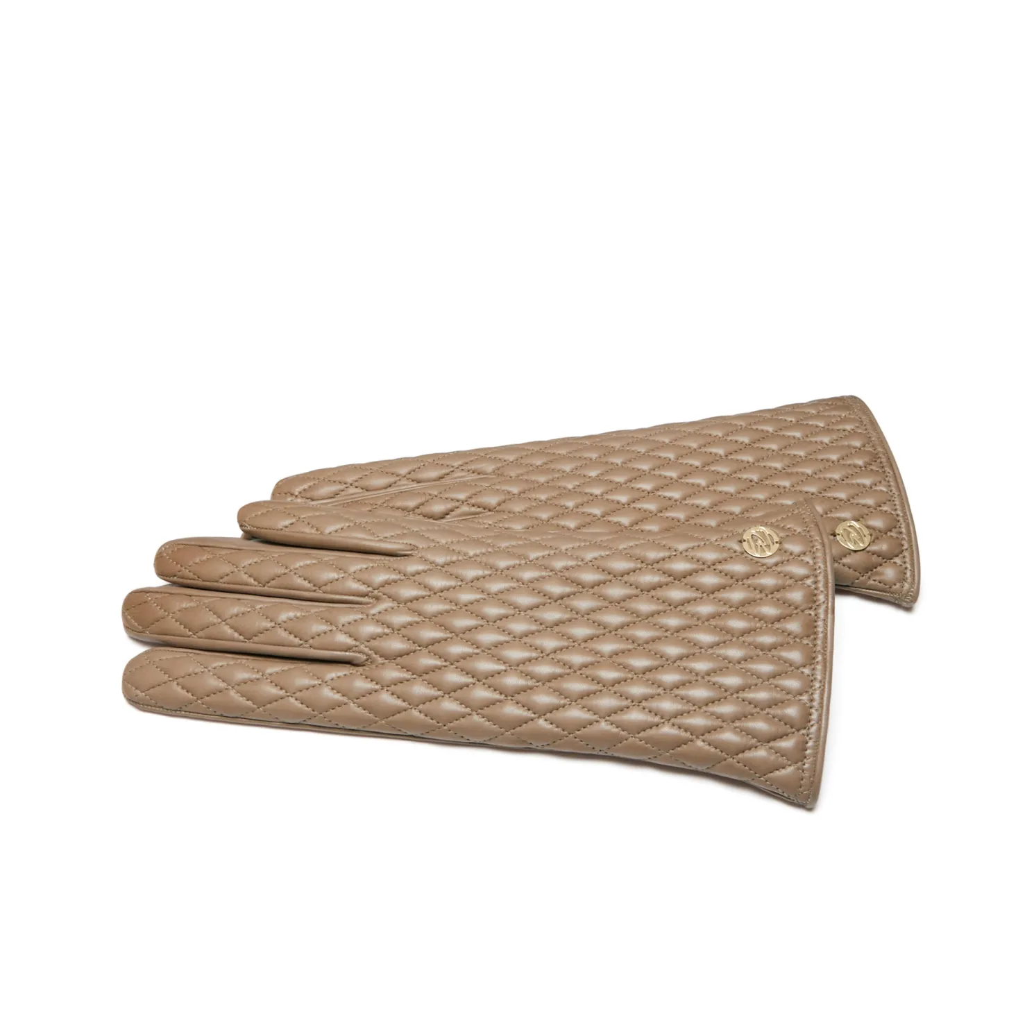 Honoré Rosette taupe leren handschoenen van geitenleer