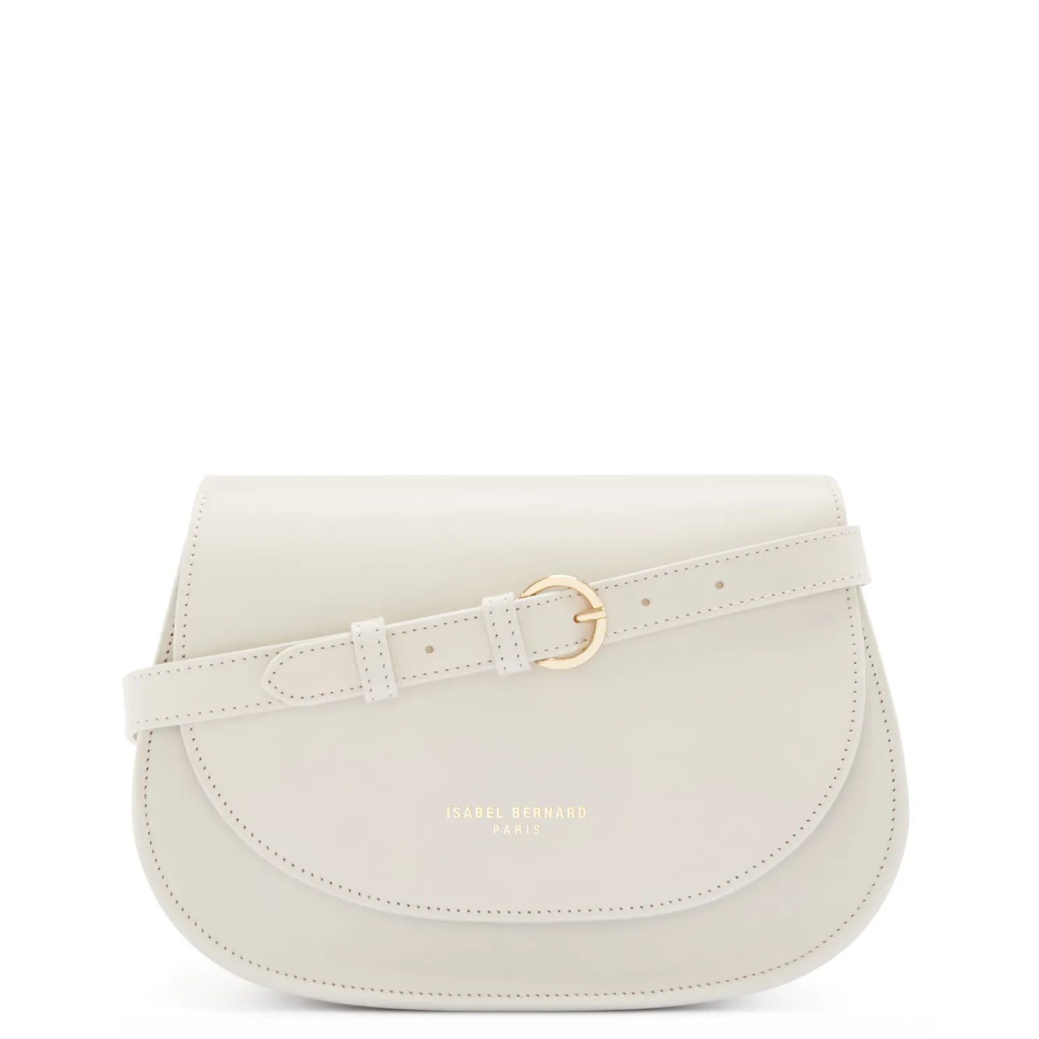 Montmartre Madelon crème leren crossbody tas van natuurleer