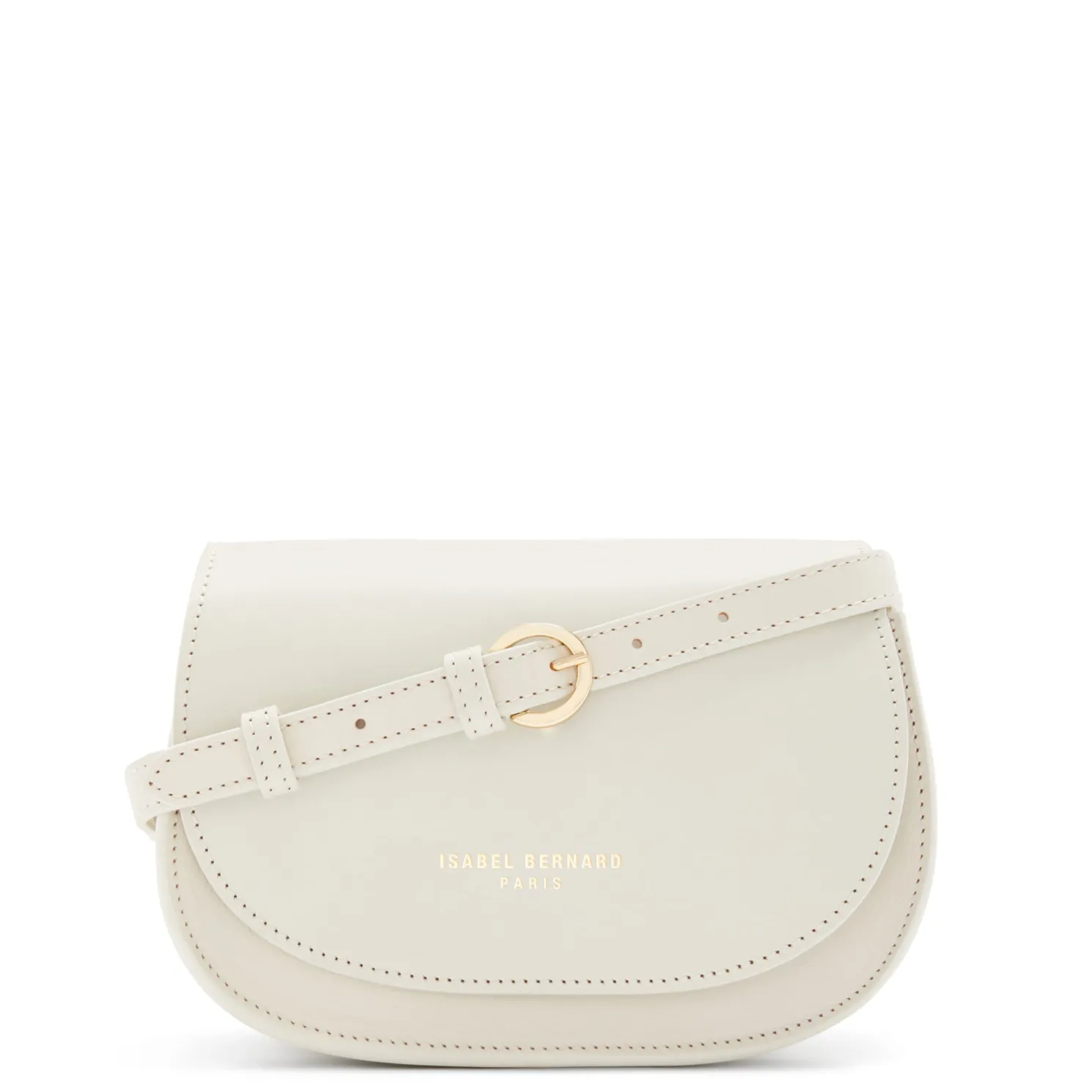 Montmartre Manon crème leren crossbody tas van natuurleer