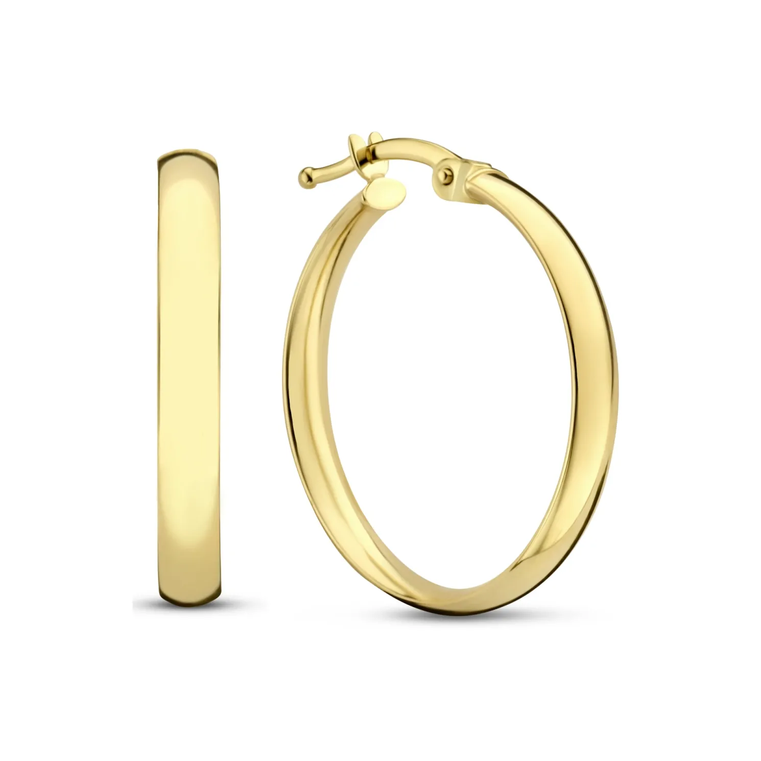 Rivoli Estrella 14 karaat gouden creolen (20 mm)