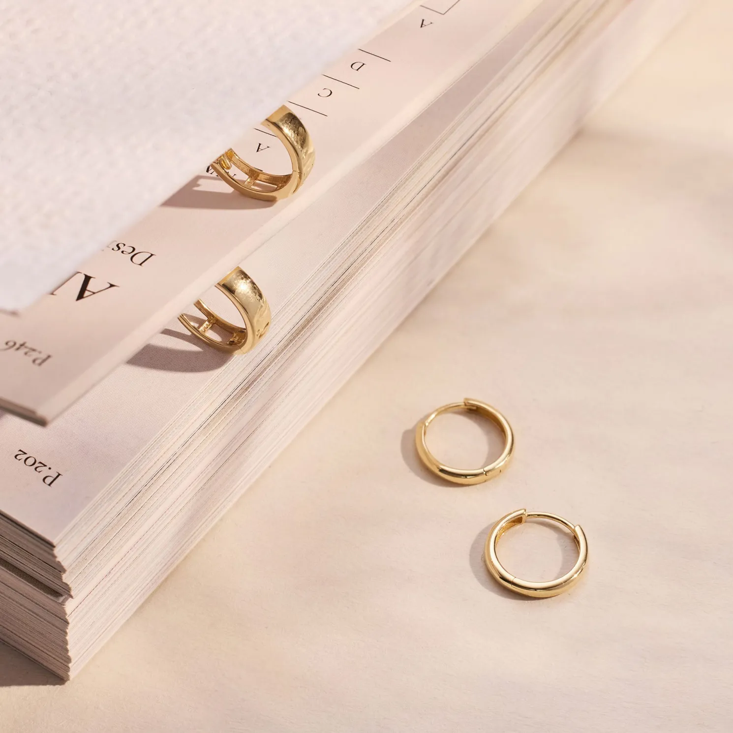 Rivoli Morgane 14 karaat gouden creolen