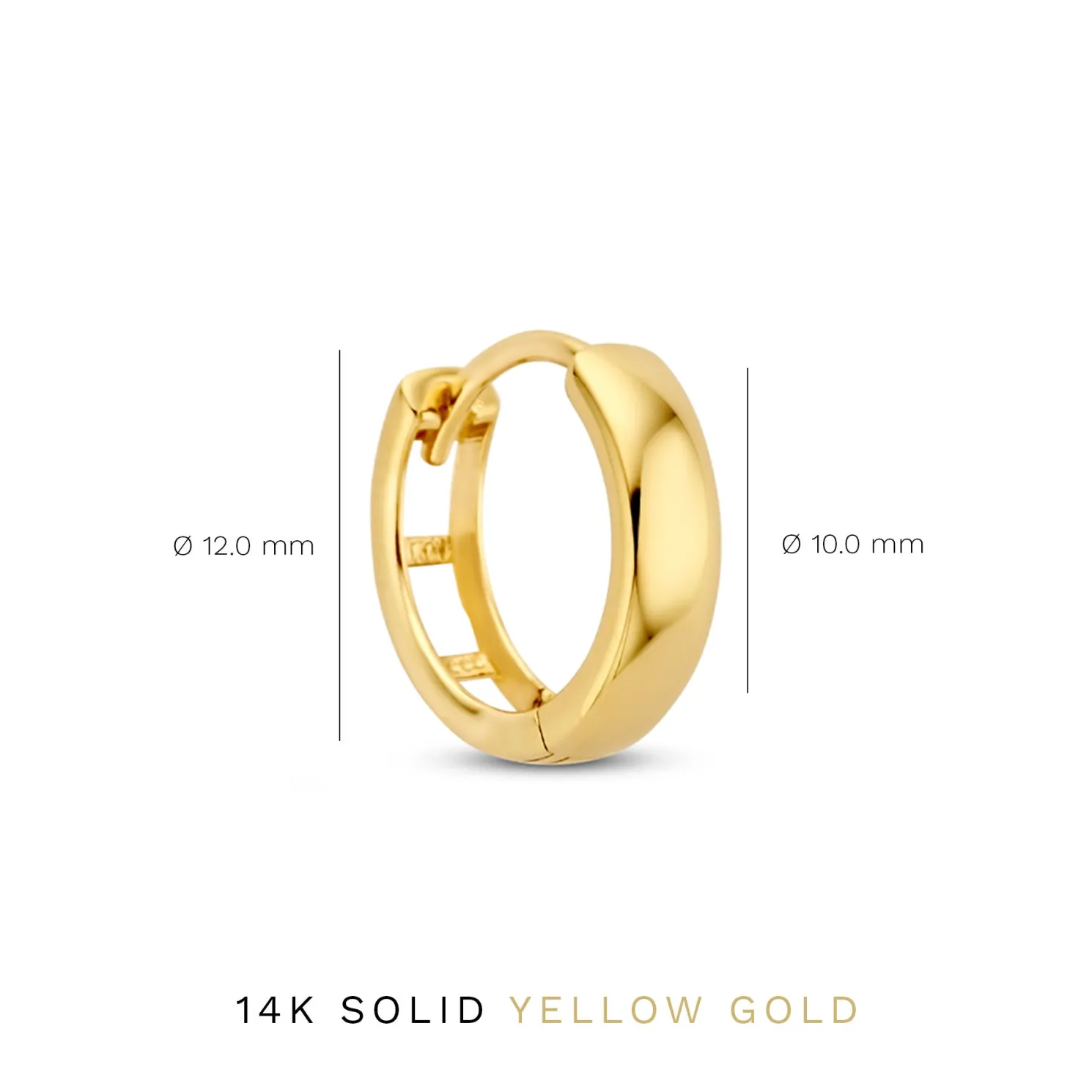 Rivoli Morgane 14 karaat gouden creolen