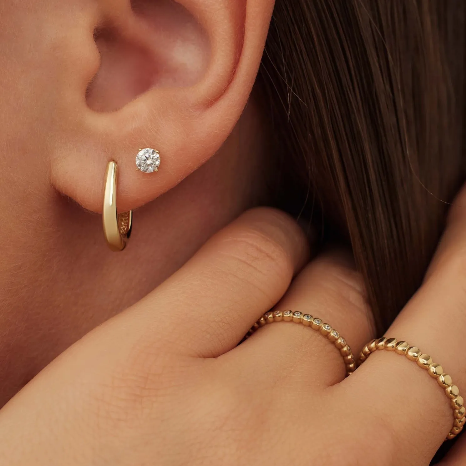 Rivoli Zélie 14 karaat gouden ring