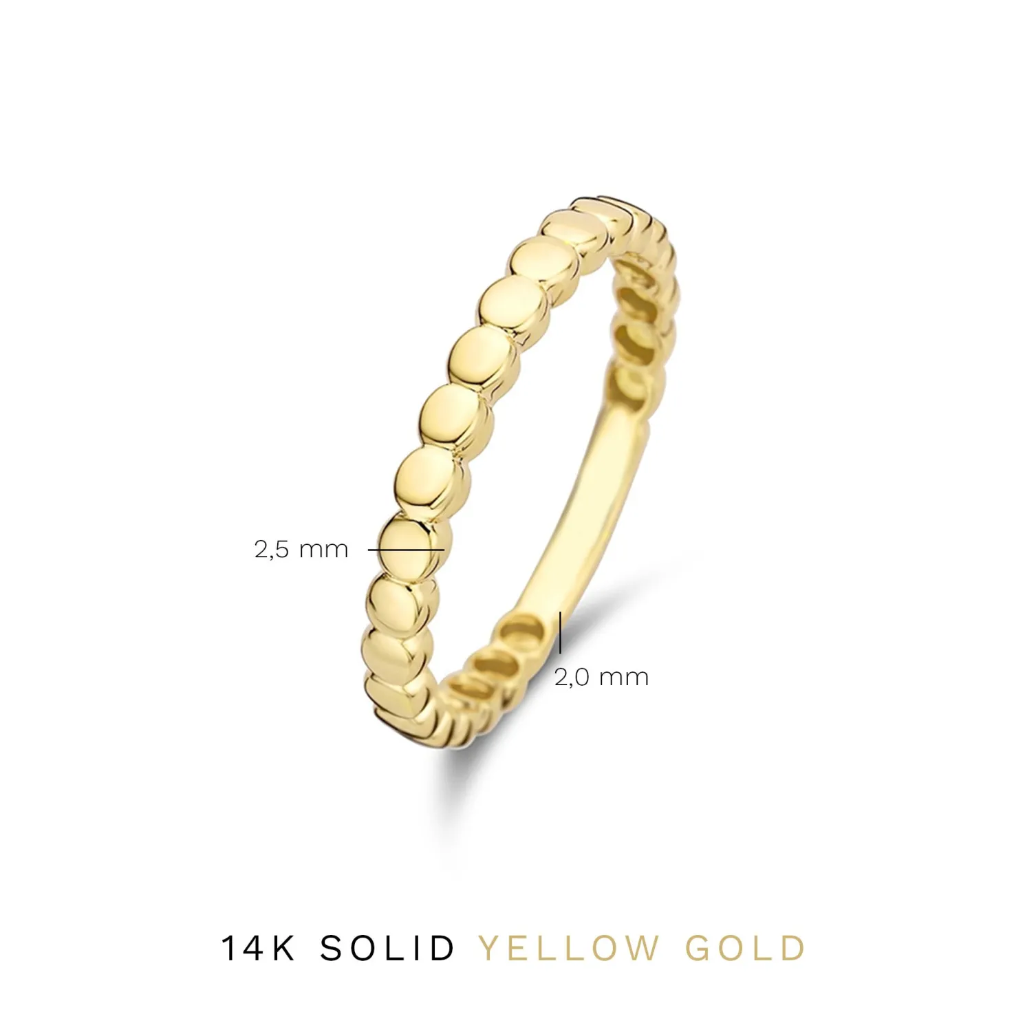 Rivoli Zélie 14 karaat gouden ring