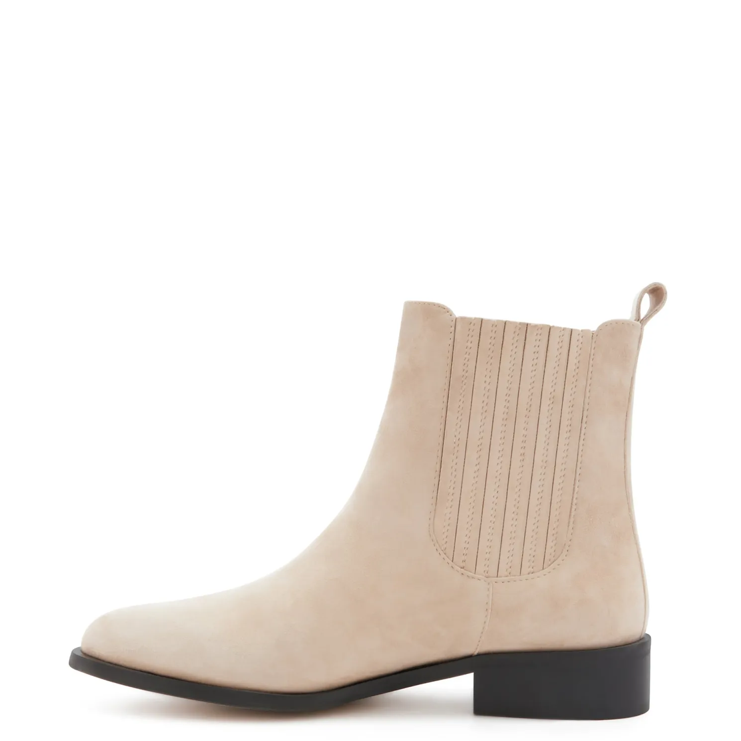 Vendôme Chey beige suède chelsea boots