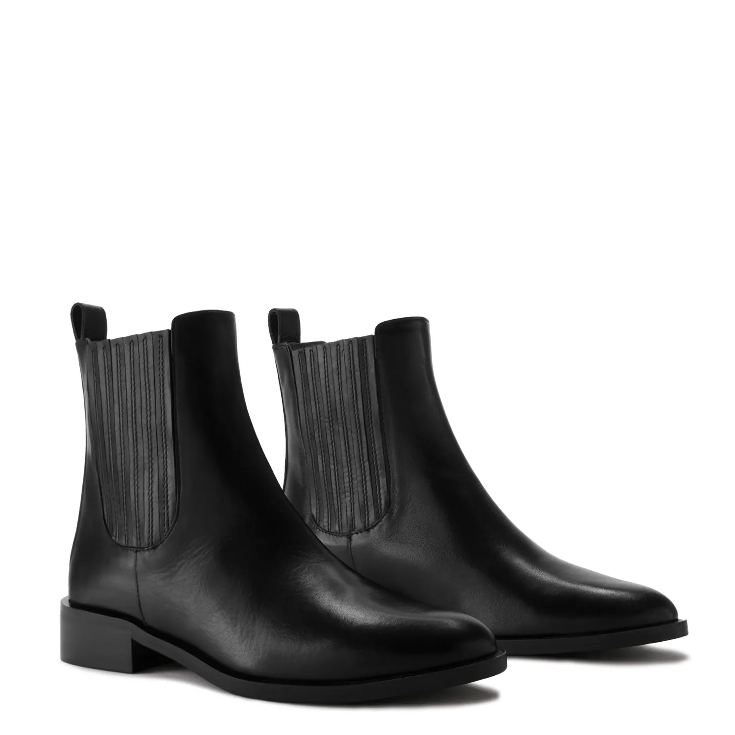 Vendôme Chey zwarte leren chelsea boots van kalfsleer