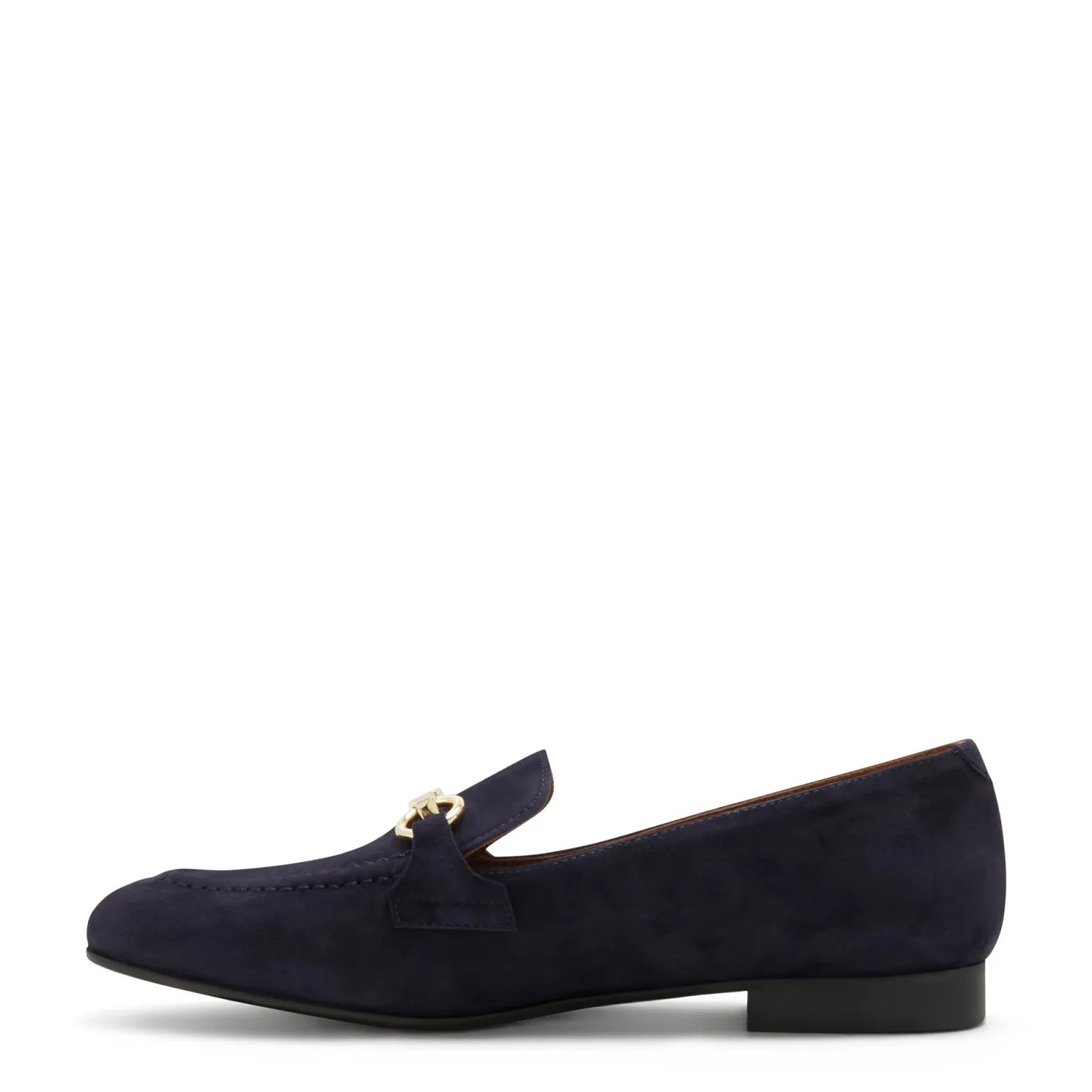 Vendôme Fleur blue suede loafers