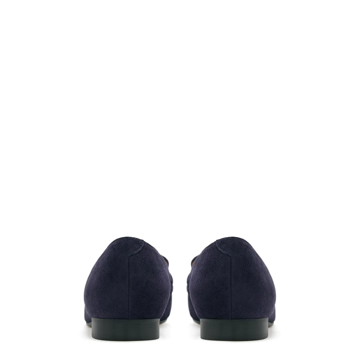 Vendôme Fleur blue suede loafers